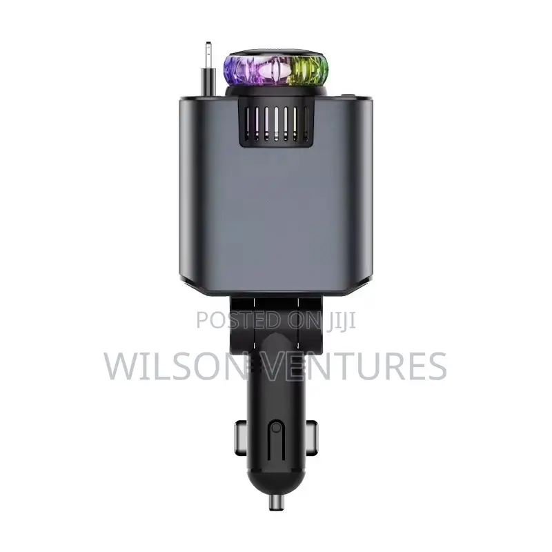 4 In 1 Super Fast Charge Car Charger Diffuser Ambient Light