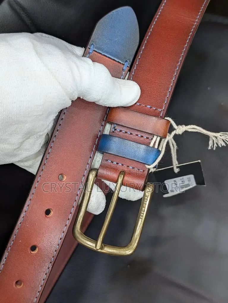Mont Blanc Quality Luxury Men Genuine Leather Belt