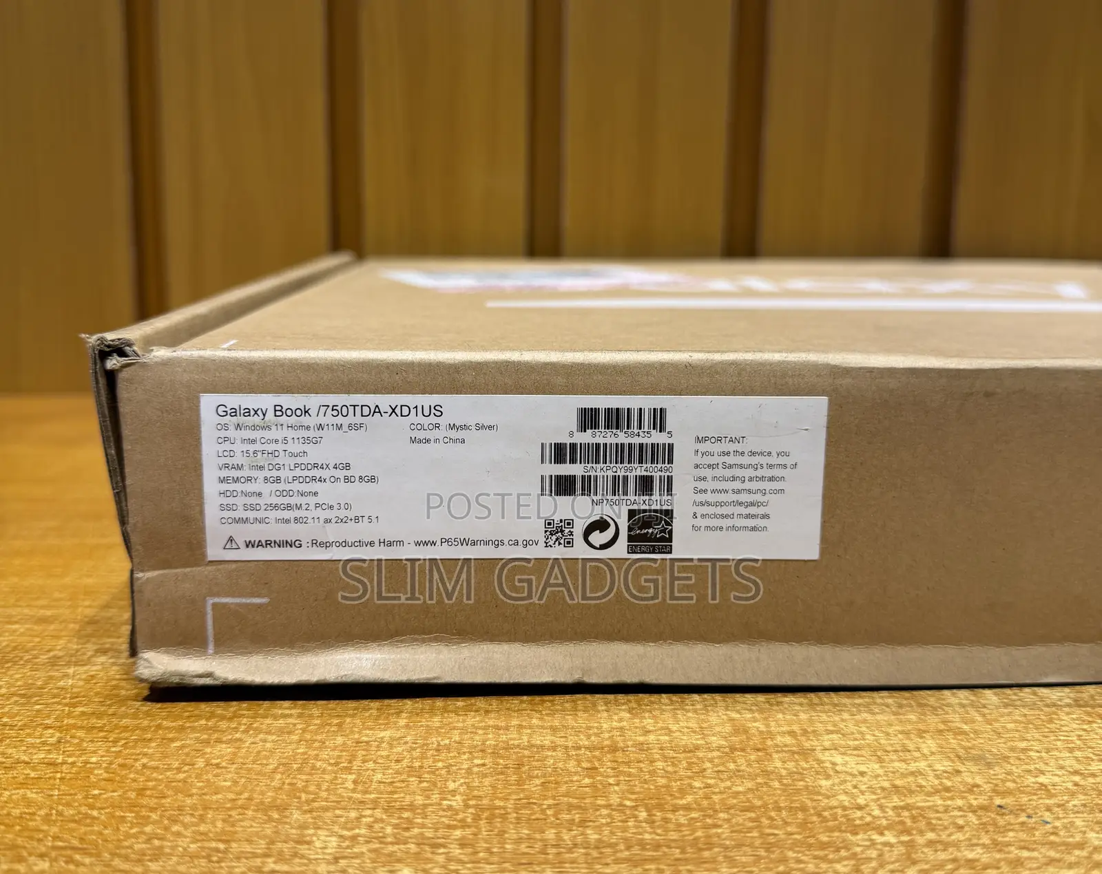 New Laptop Samsung Galaxy Book 2 8GB Intel Core I5 SSD 256GB