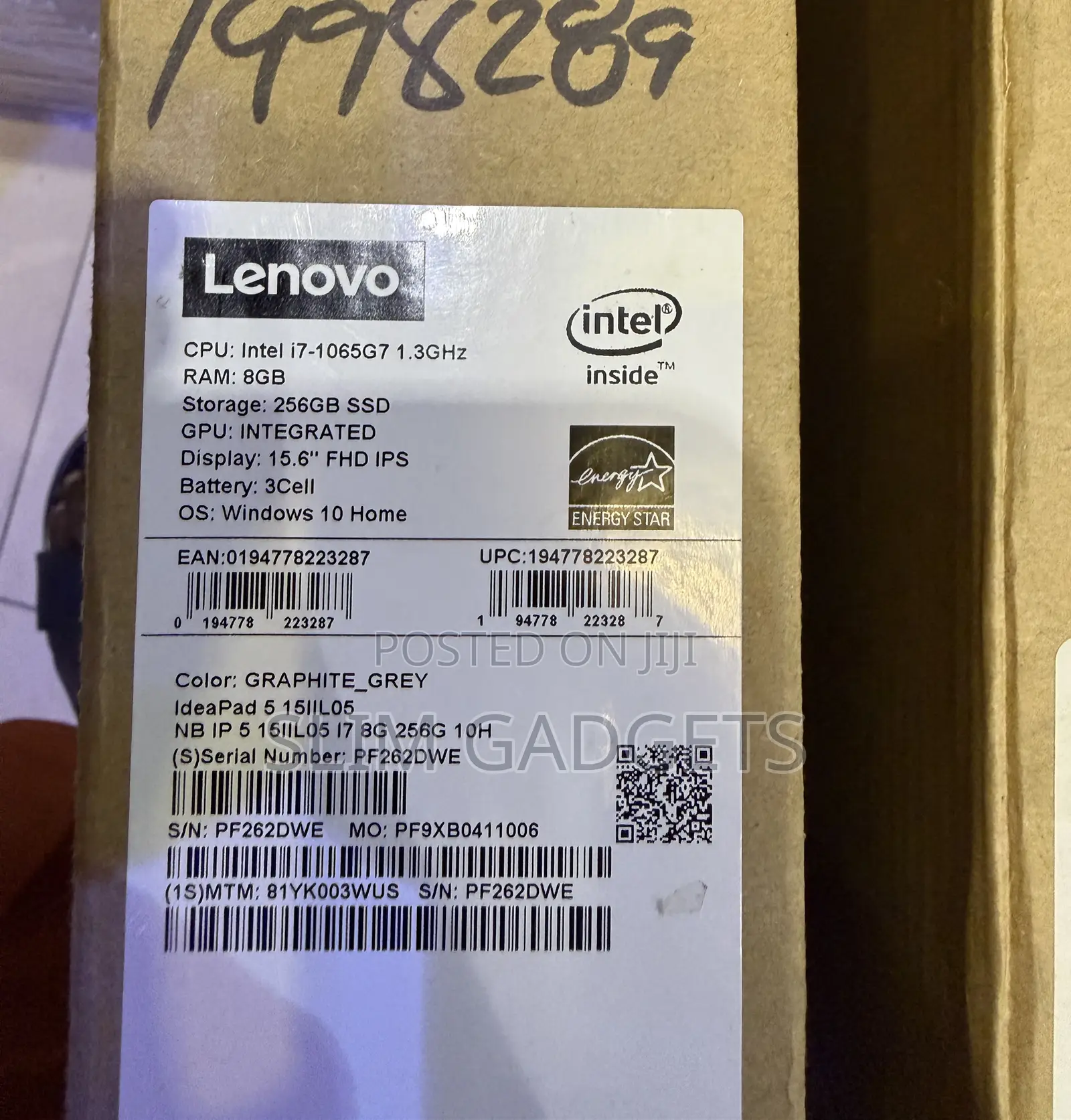 New Laptop Lenovo IdeaPad 520 8GB Intel Core I7 SSD 256GB