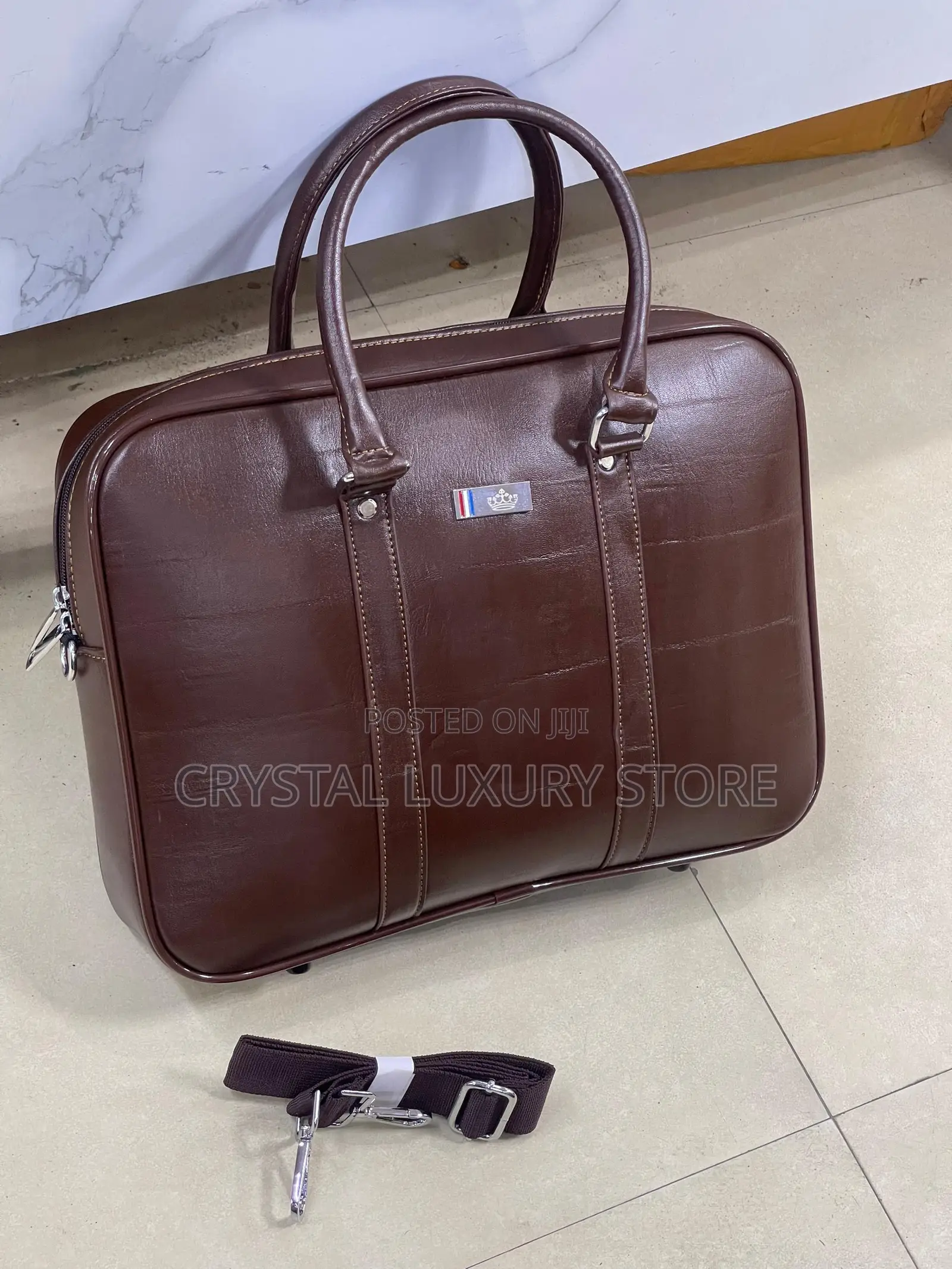 High Quality Luxury Men Genuine Leather Laptop Bag