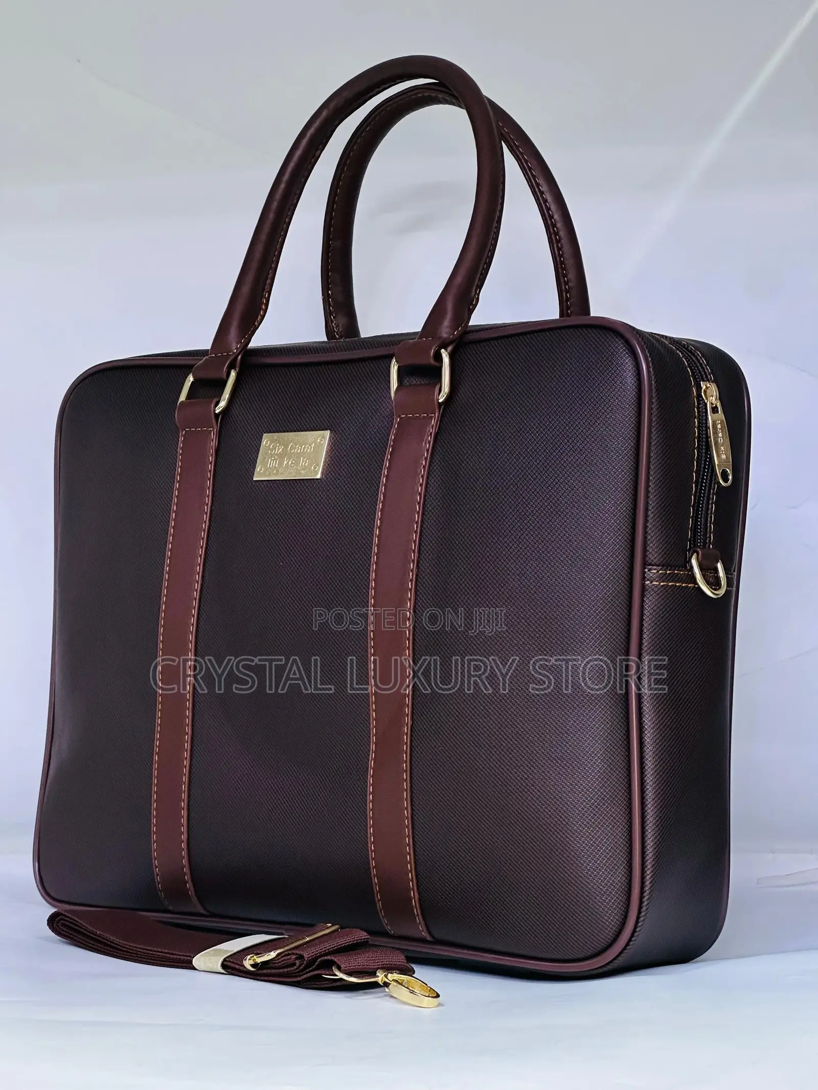 High Quality Luxury Men Genuine Leather Laptop Bag