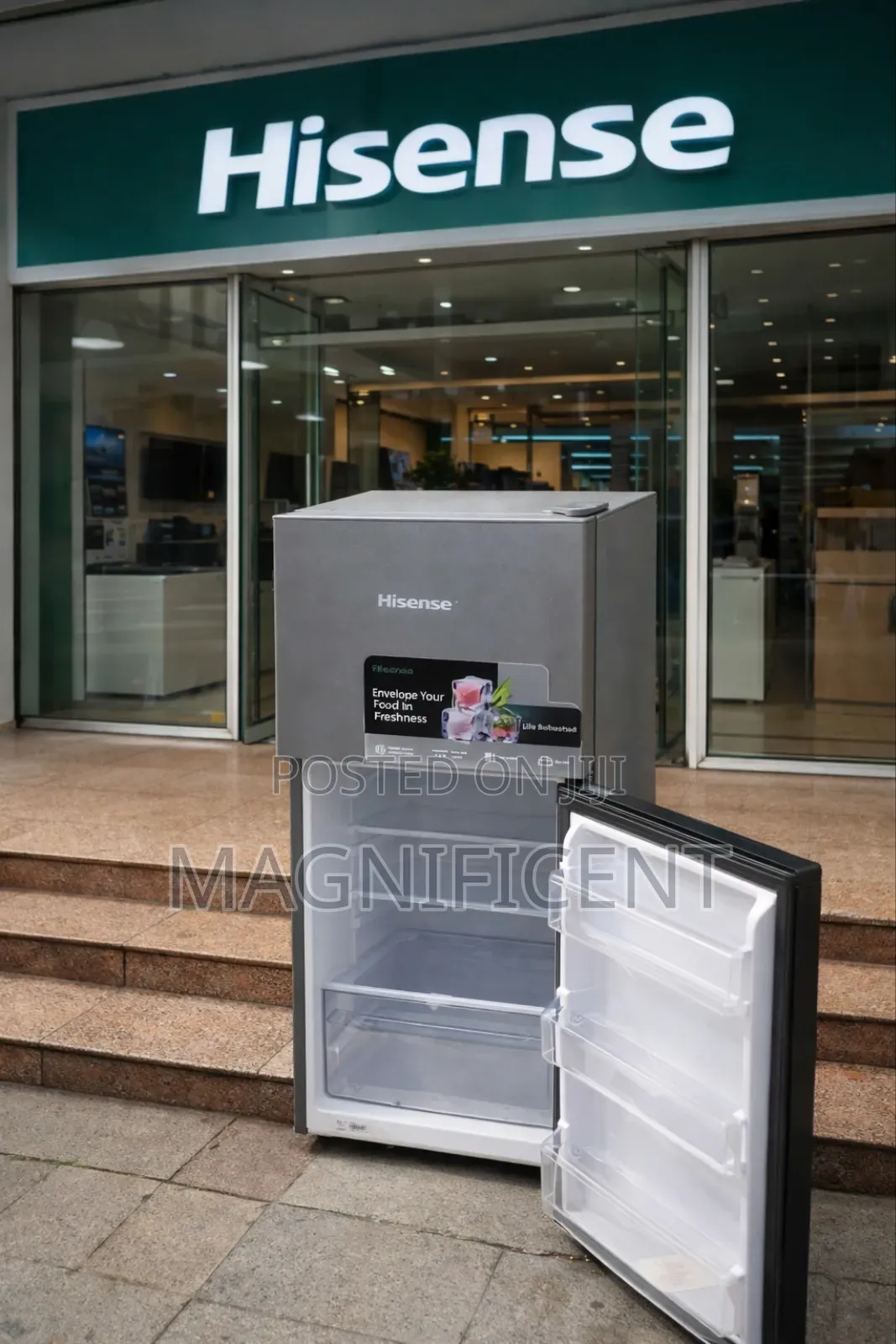 124l Hisense Double Door Refrigerator – Compact Energy Saving