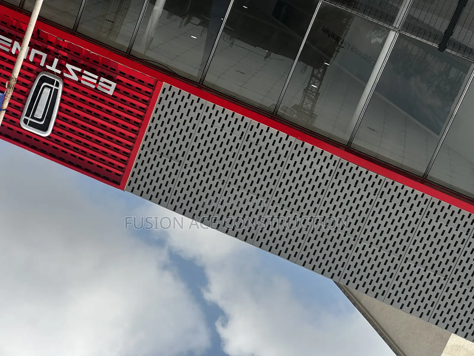 Perforated Laser Cut Alucoboard Wall Cladding