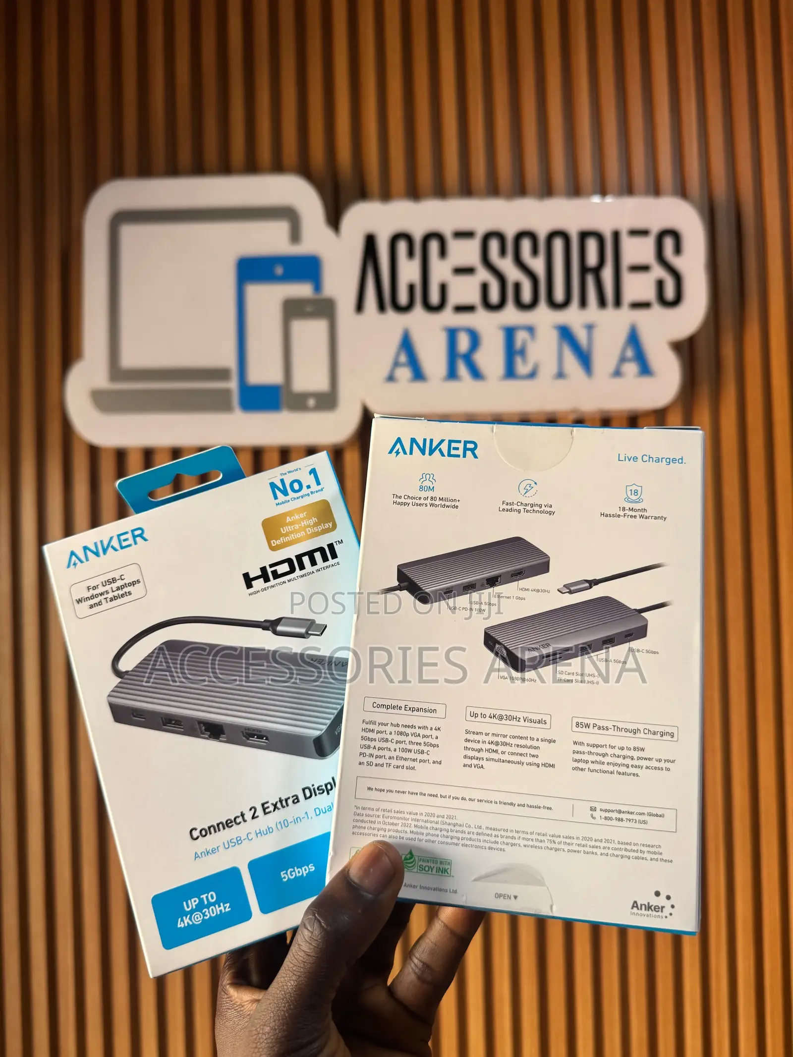 Anker Usb-c Hub (10 In 1, Dual Display)