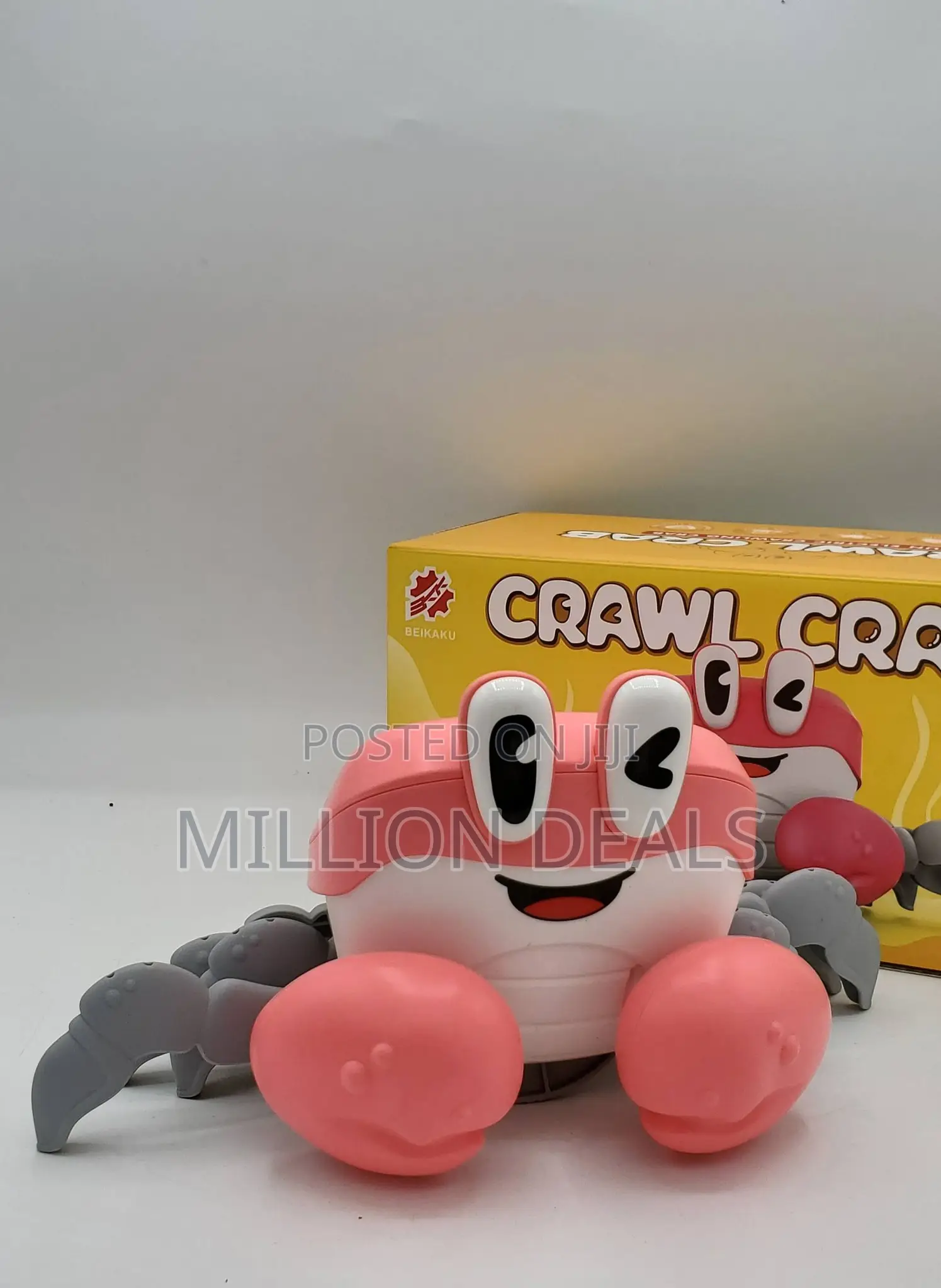 Crawling Crab Baby Walking Moving Dancing Crab Infant Tummy Time Toys