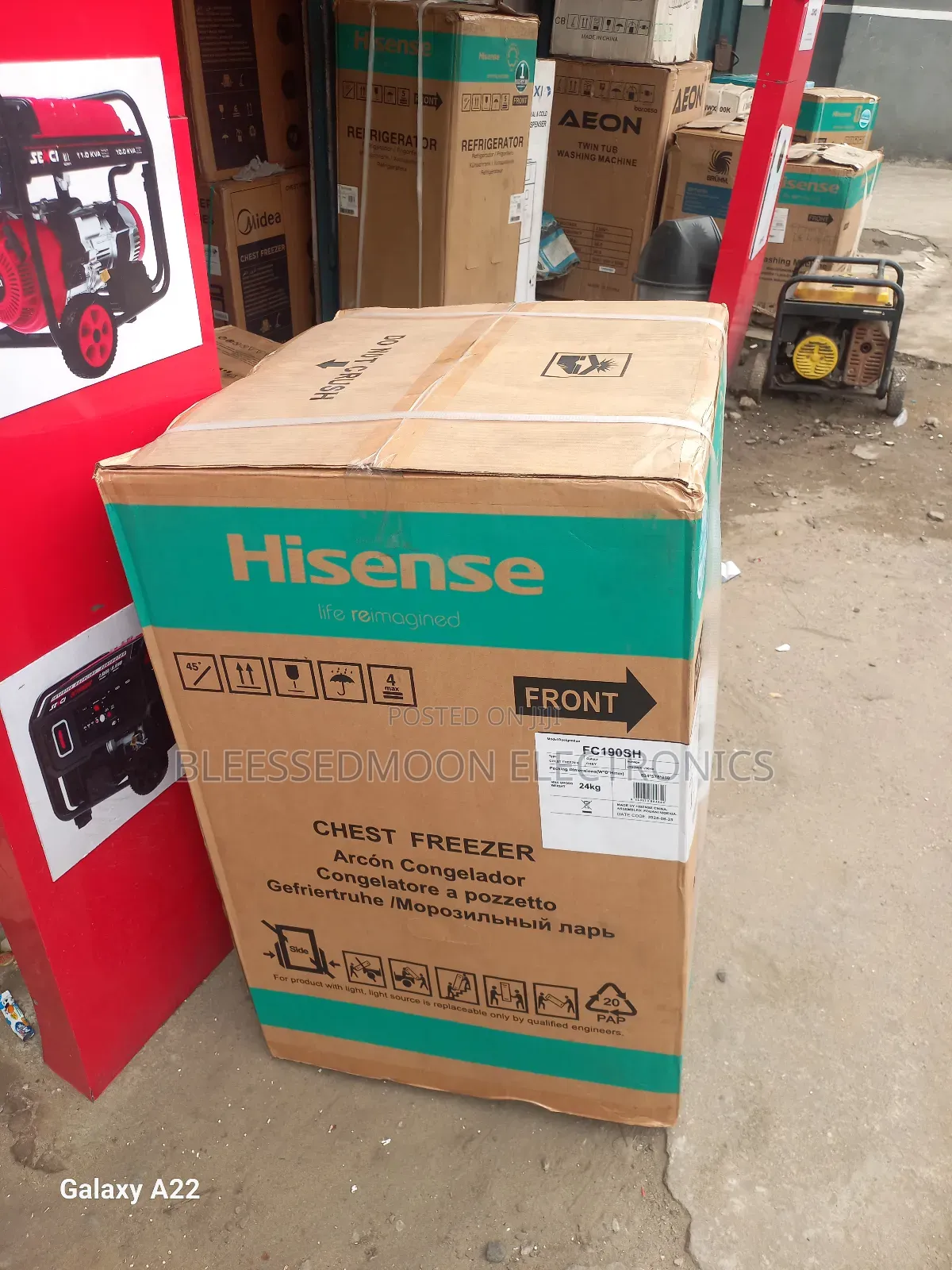 Hisense Inverter Chest Freezer 190liters With Turbo Fast Freezing