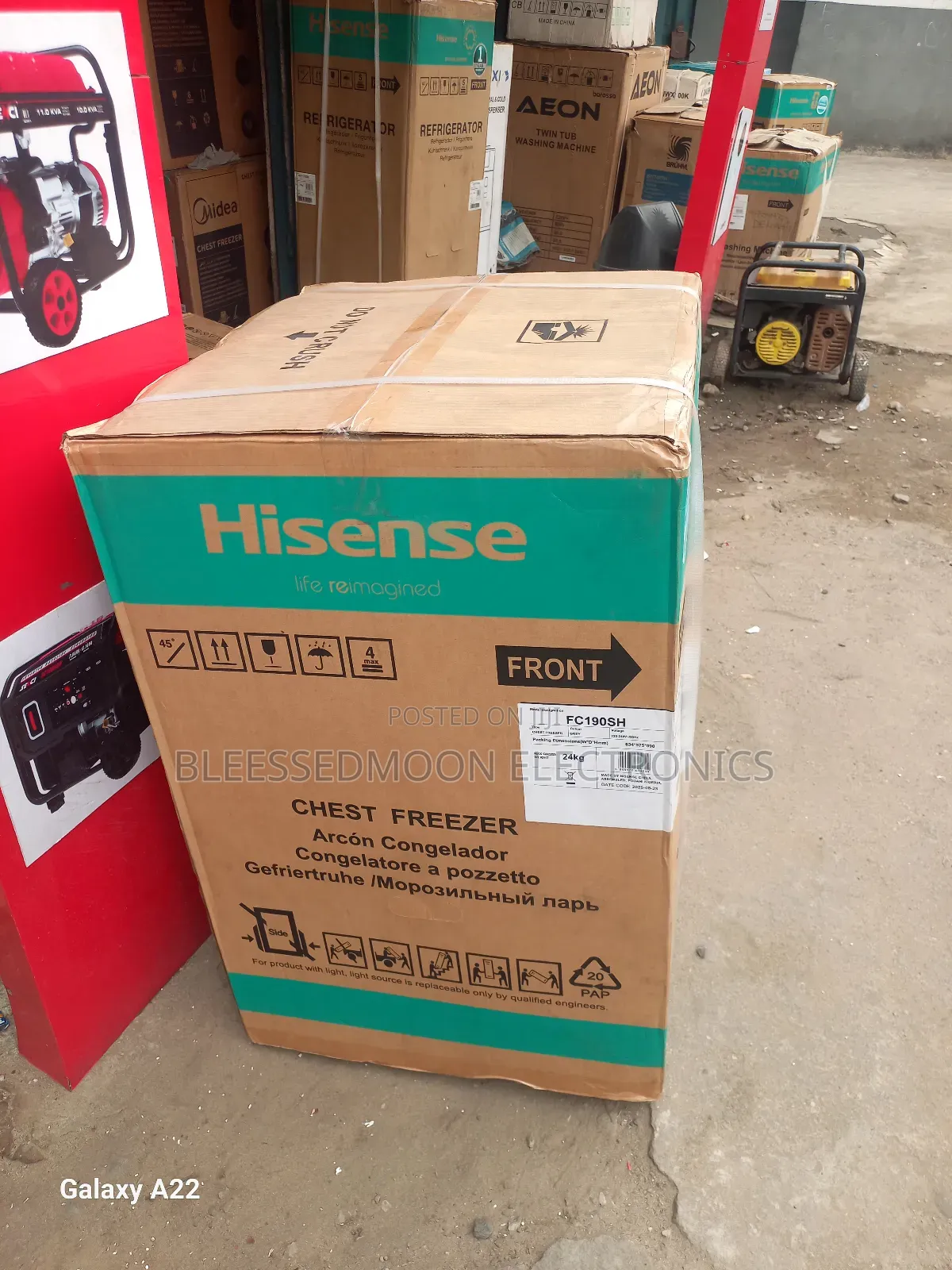 Hisense Inverter Chest Freezer 190liters With Turbo Fast Freezing