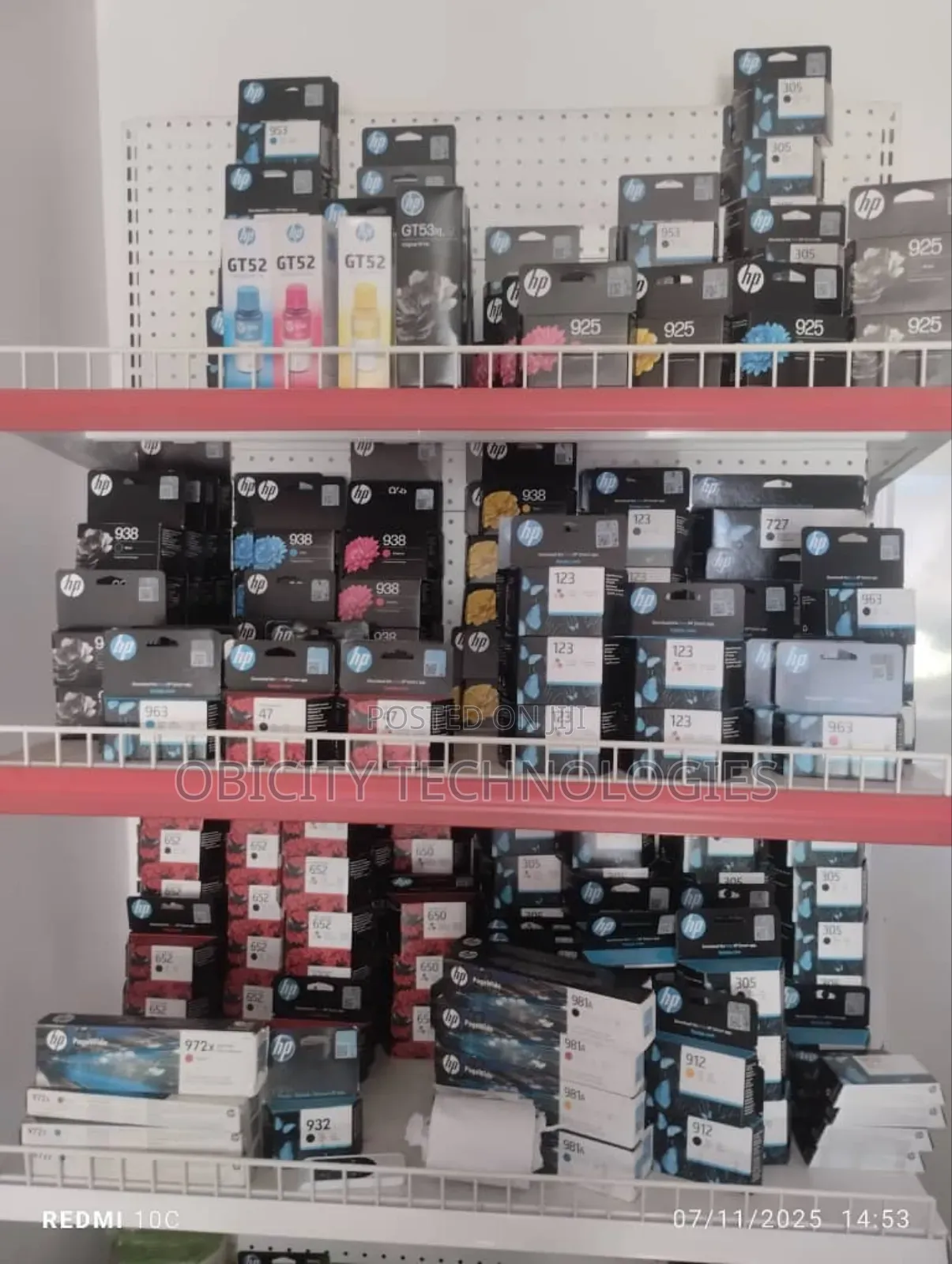 Hp Original Ink Cartridges All Numbers