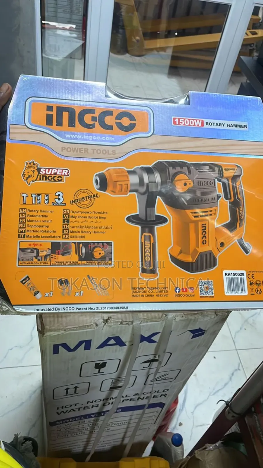 Ingco 1500w Rotary Hammer (Model Rh150028