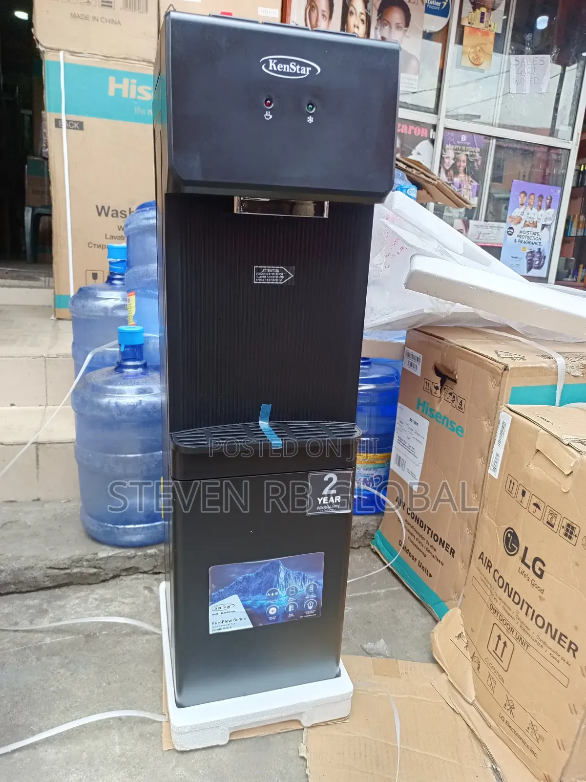 Kenstar 3 in 1 Tap Water Dispenser With Refrigerator | Ks-Wd3460tfb