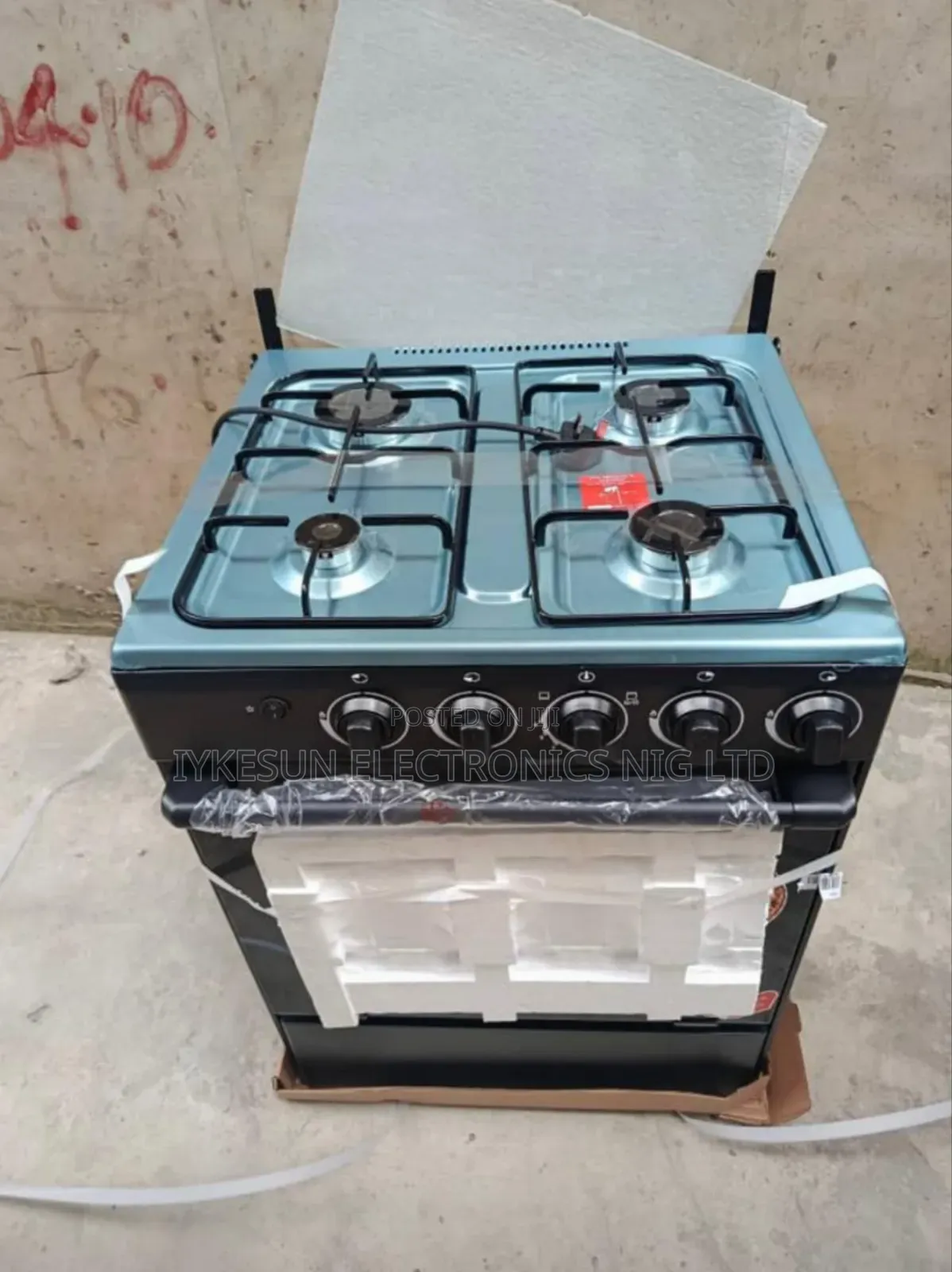 Original Midea 50cm Standing 4 Burners Automatic Gas Cooker With Oven