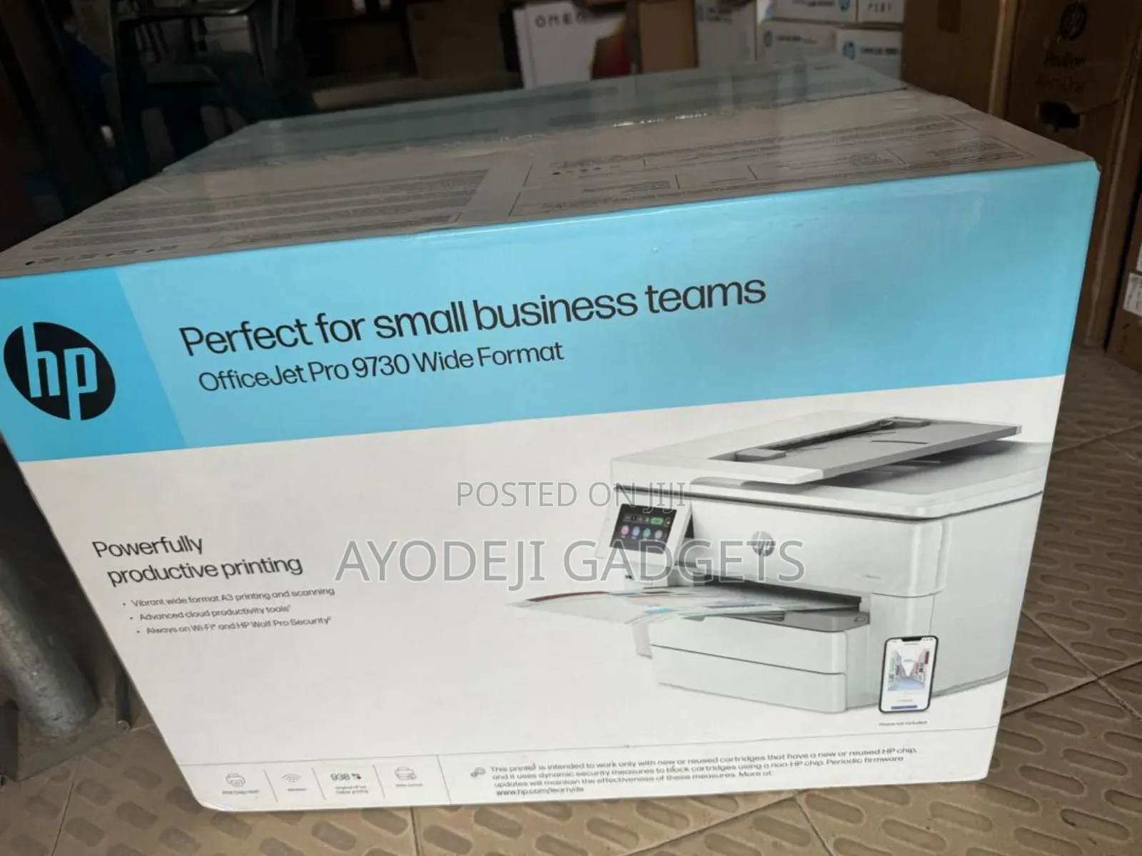 Hp Officejet Pro 9730 Wide Format All-in-One Printer
