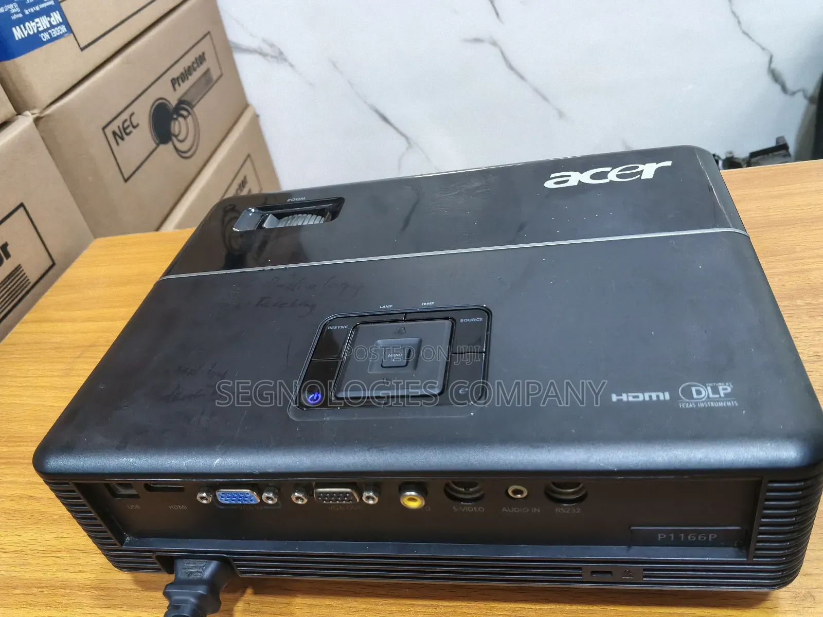 Acer P1166p 2700 Lumens Dlp Projector