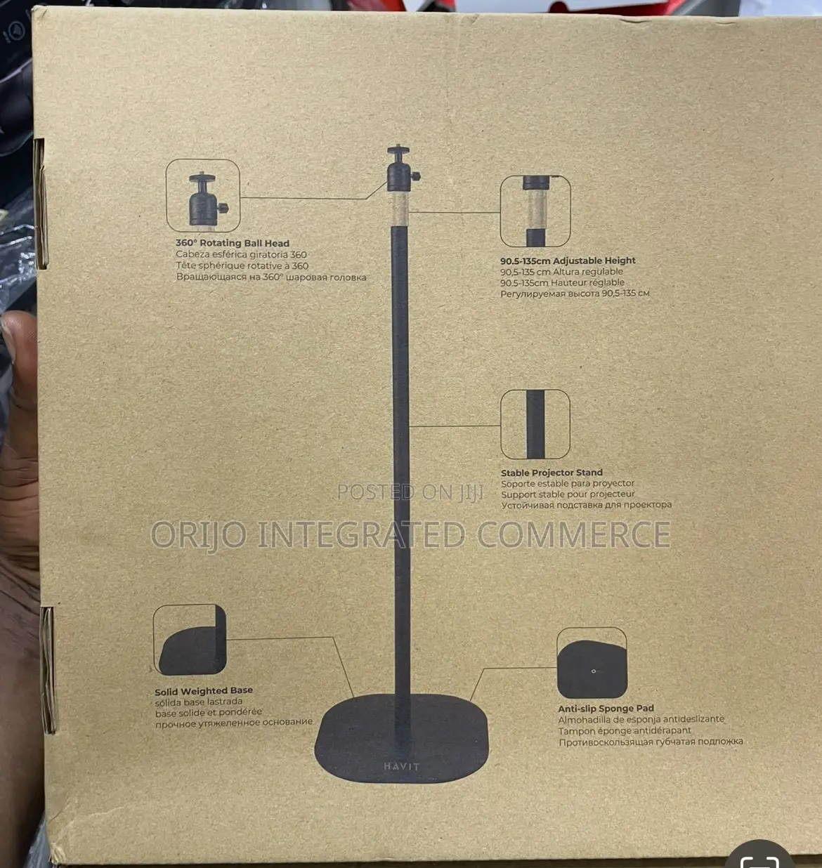 Havit Projector Stand Pa305 For Offices, School, Tv Theater Etc