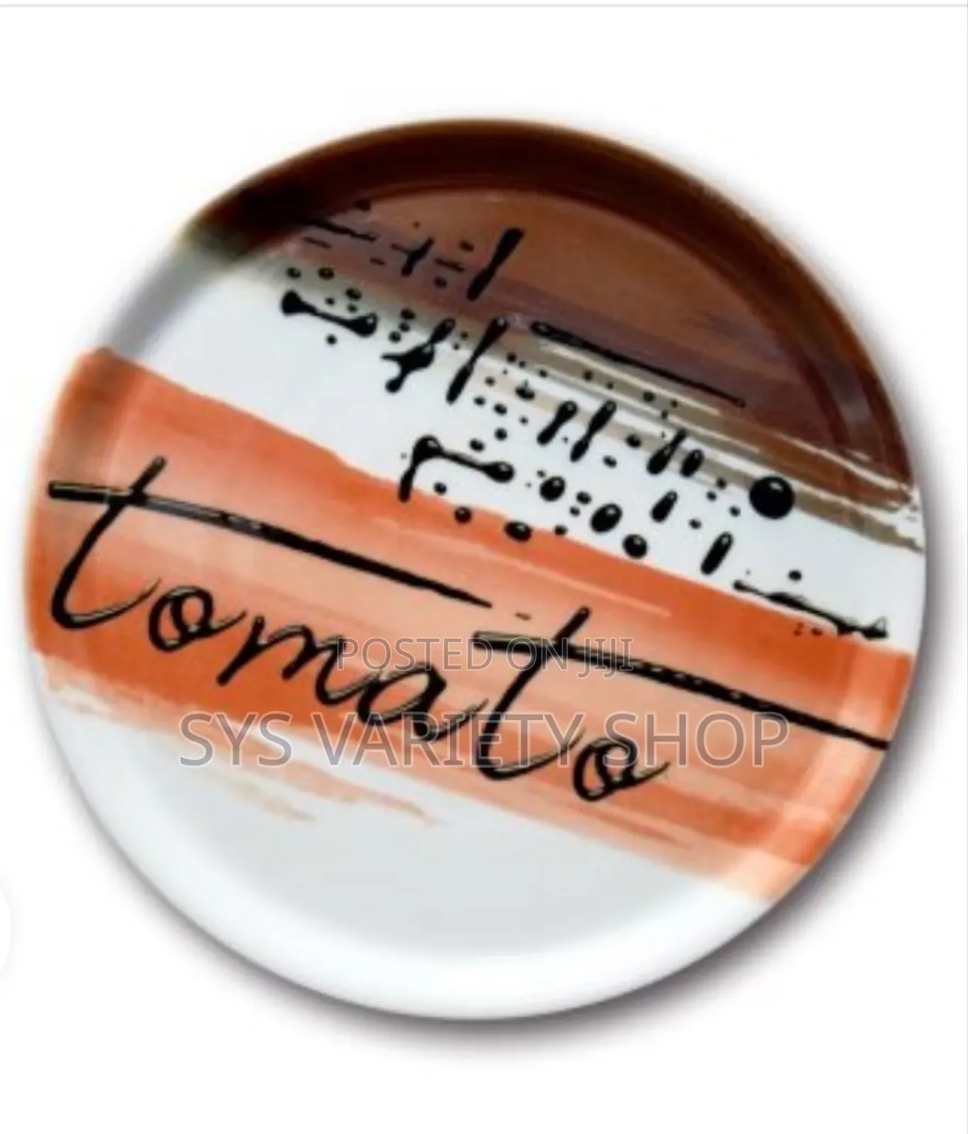 6 PCS Saturnia Regina Tomato Pizza Plate 31 Cm