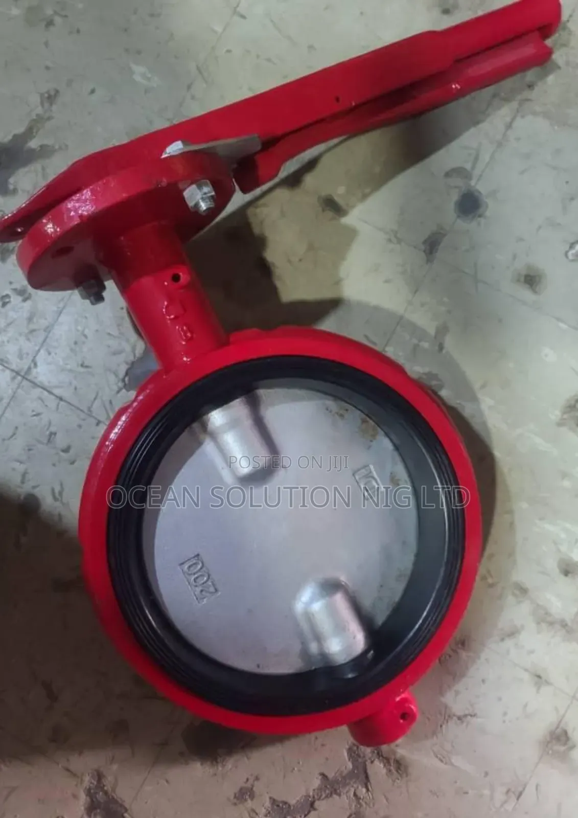 Stainless Tongue Butterfly Valve 10"