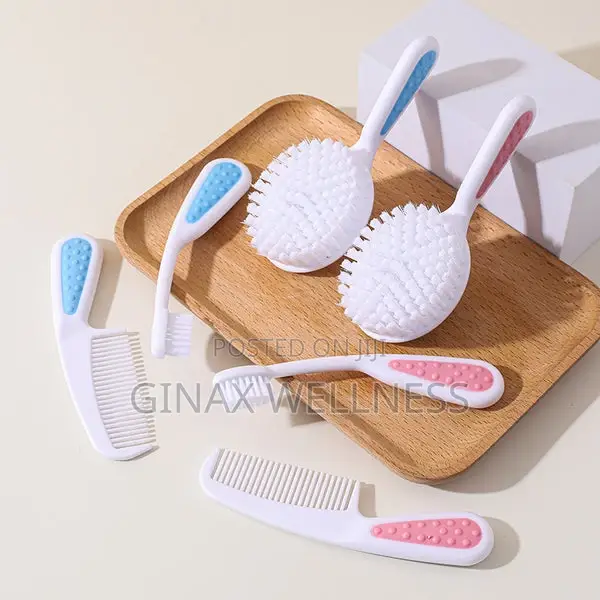 Premium Grooming Kit With Hair Brush, Comb and Toothbrush for Toddlers