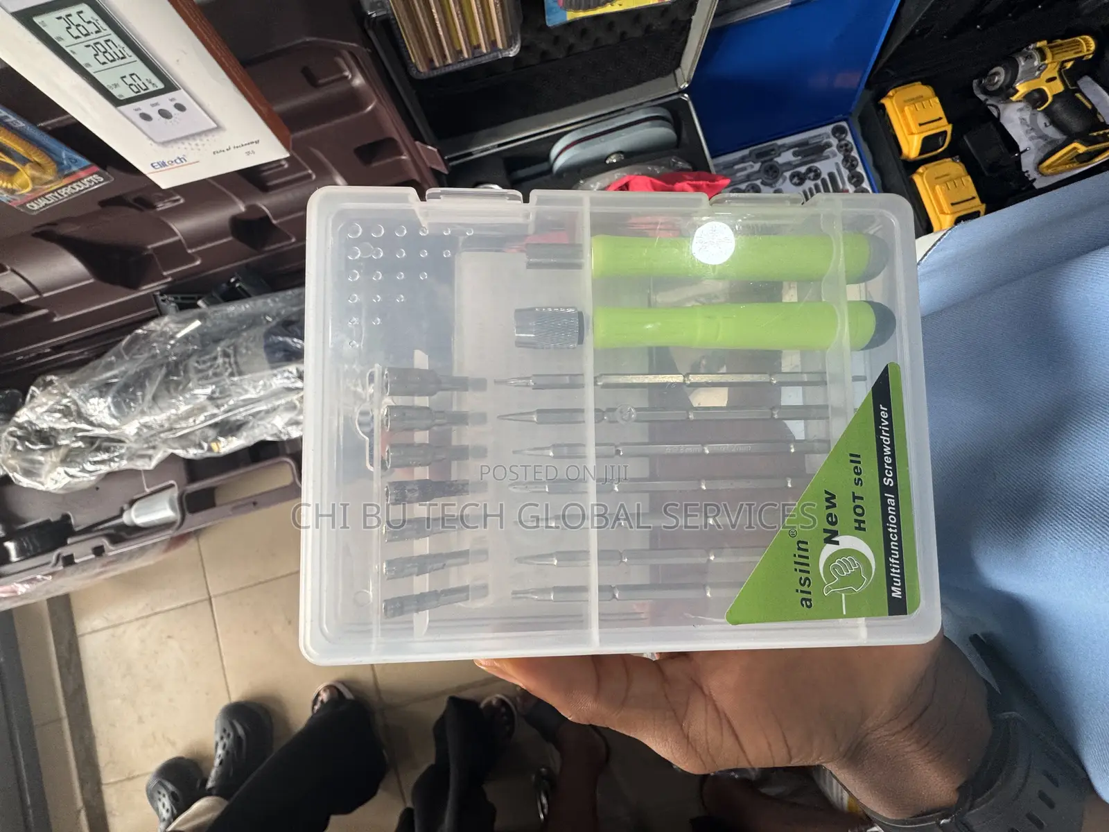 Aisilin 16-in-1 Multifunctional Screwdriver Repair Tool Kit.