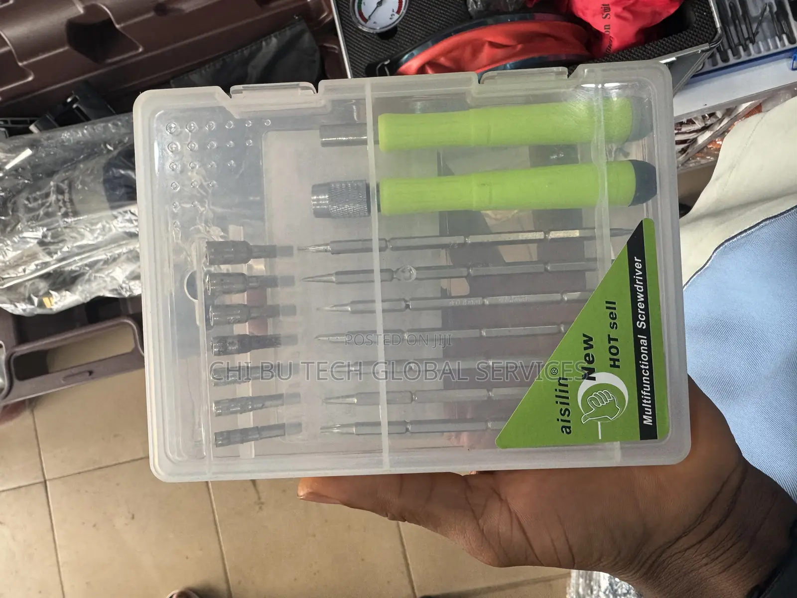 Aisilin 16-in-1 Multifunctional Screwdriver Repair Tool Kit.