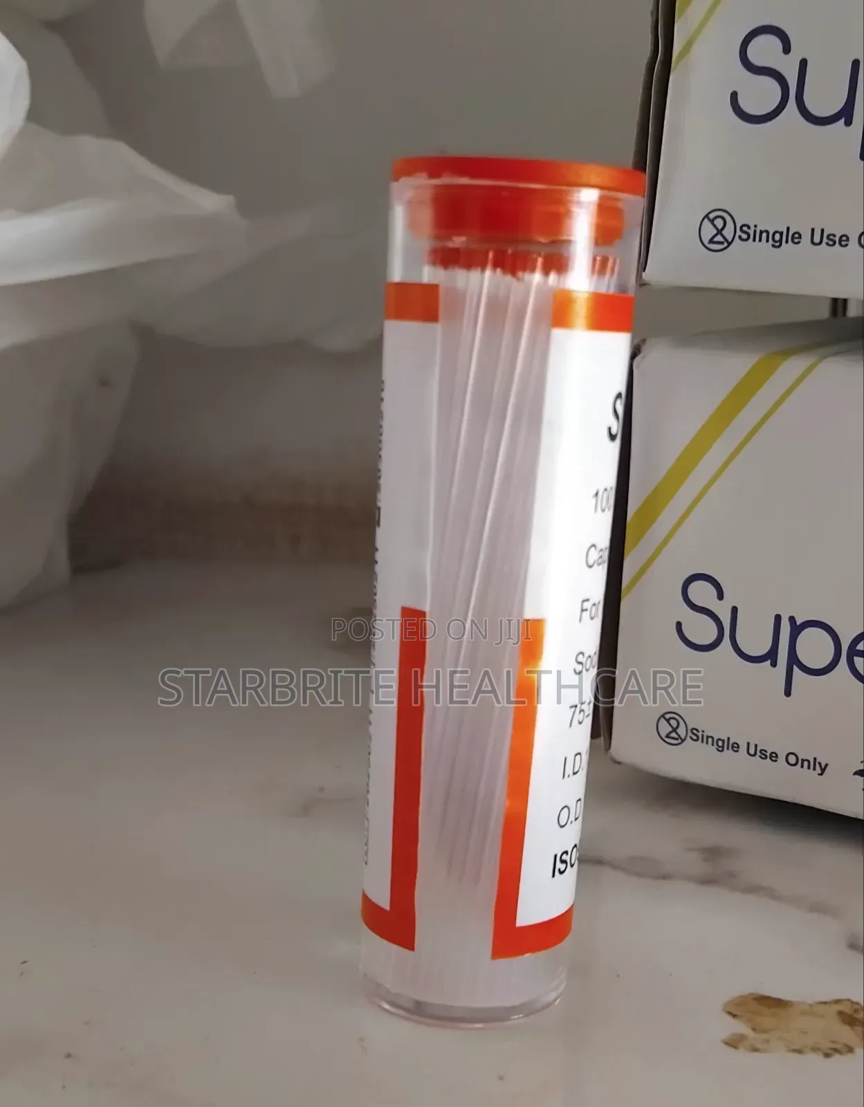 Capillary Tubes – Sodium Heparinized (For Microhematocrit) - 10 Vials