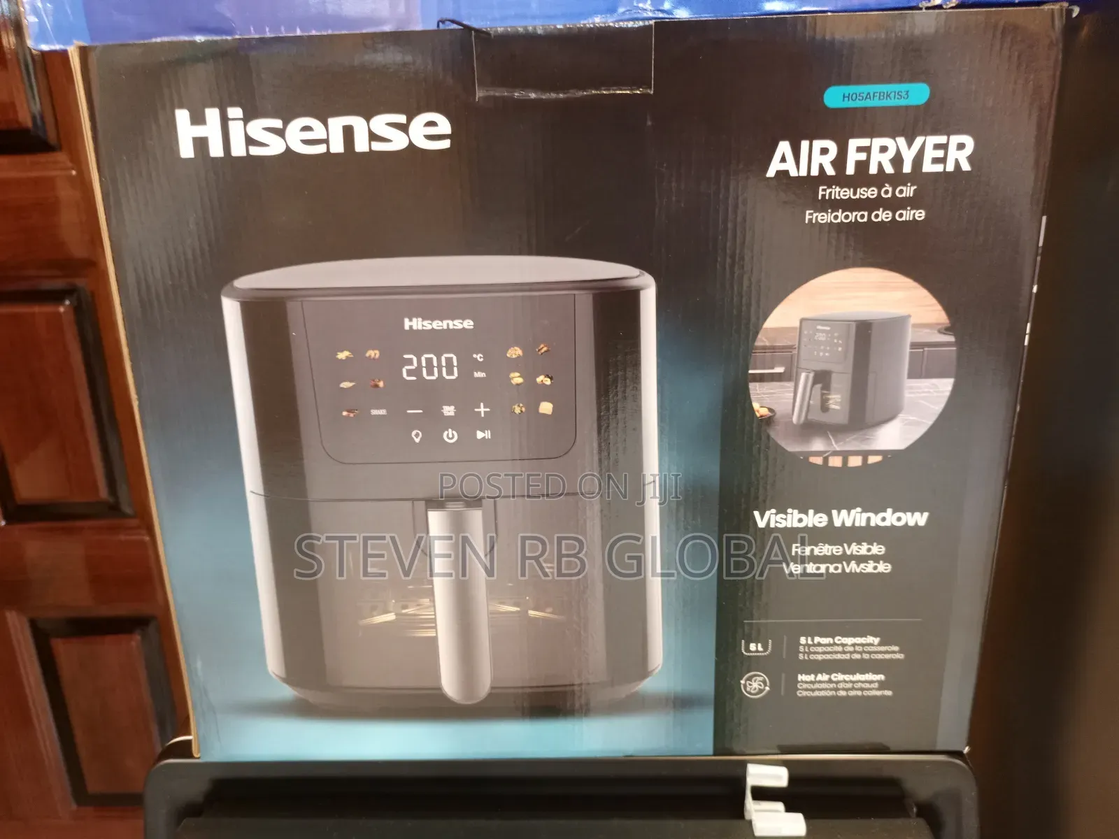 Hisense 5l Automatic Air Fryer – Hisaf05afbk1s3
