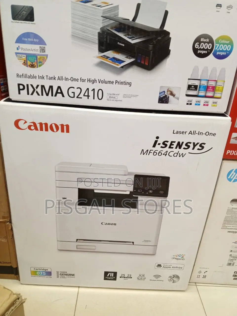 Canon I-Sensys Mf664cdw All-in-One Laserjet Printer