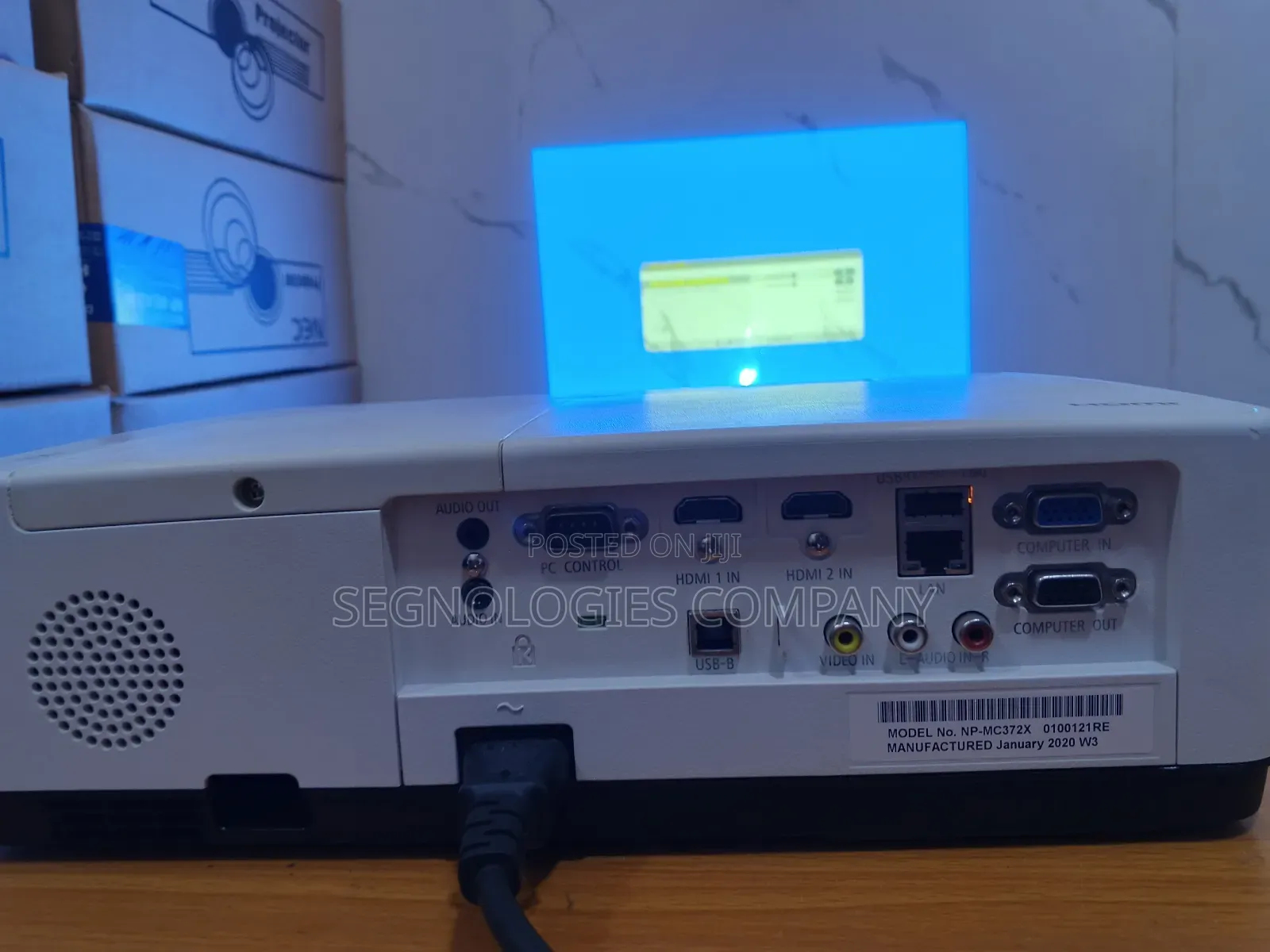 Nec Np-mc372x 3700 Lumens 3lcd Bright Projector