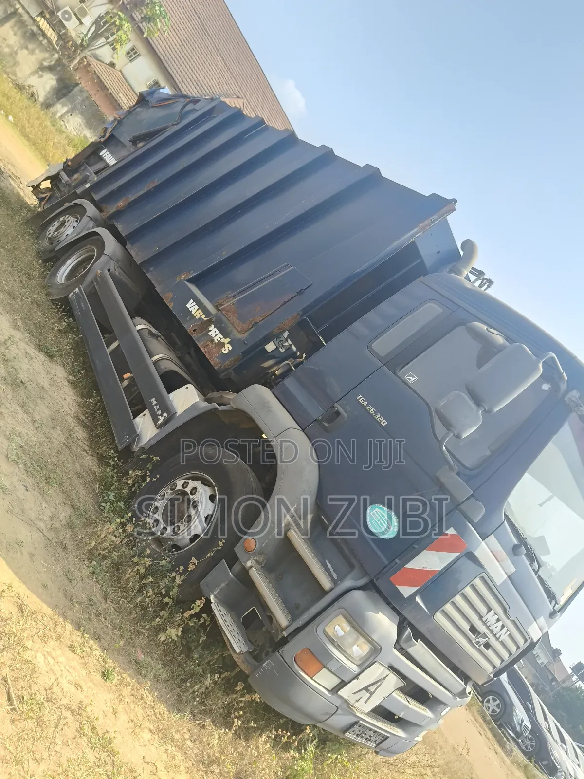 Man Diesel Garbage Truck