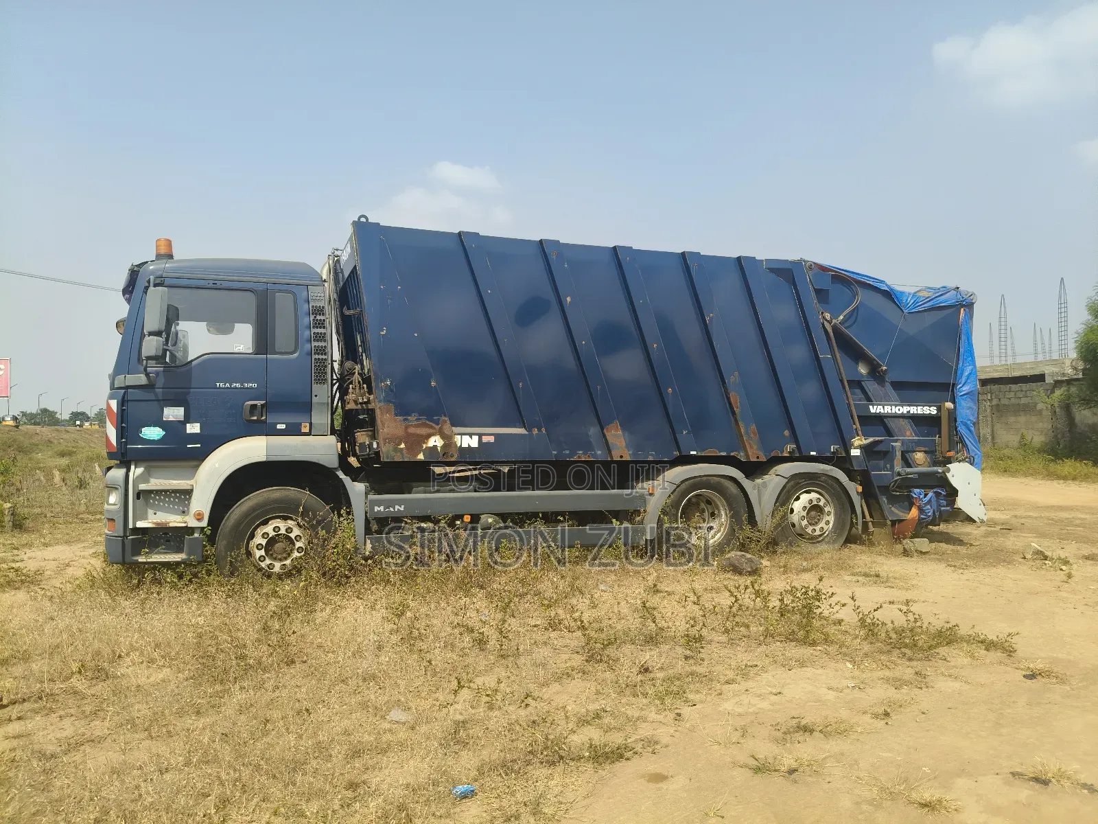 Man Diesel Garbage Truck