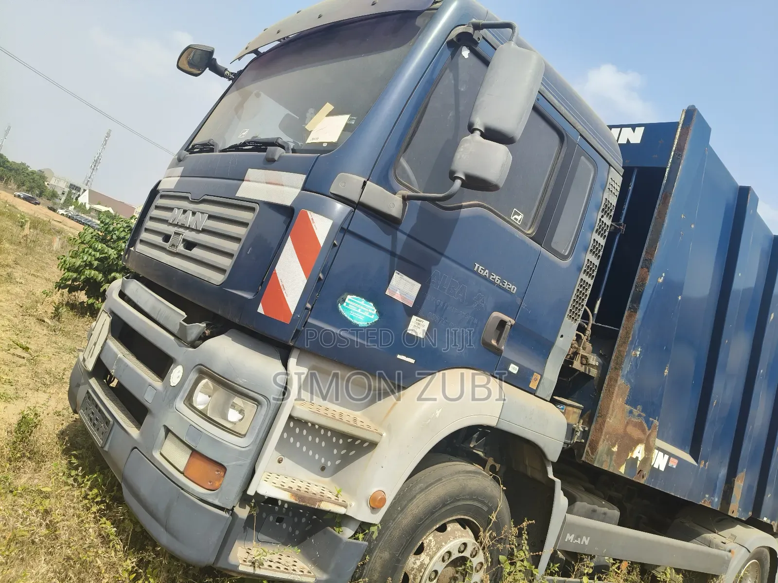 Man Diesel Garbage Truck