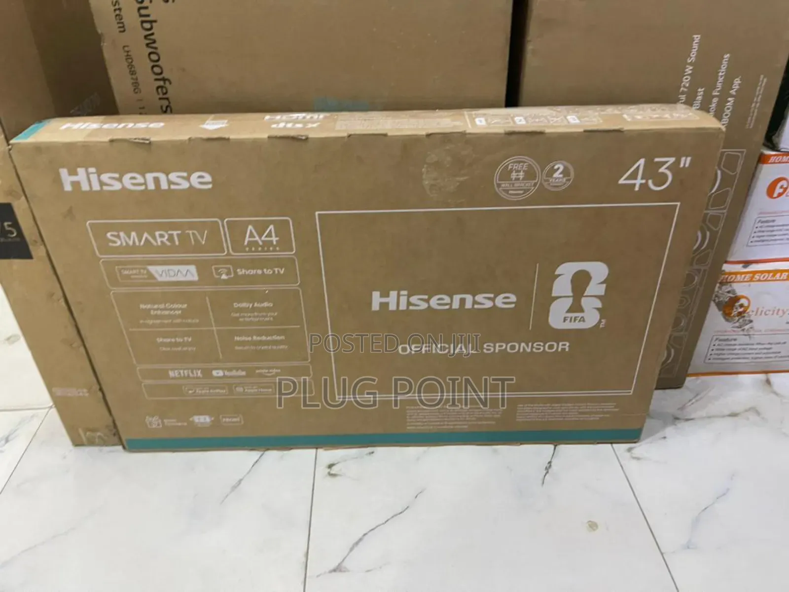 Hisense 43” Led Smart Tv With Hdmi Usb
