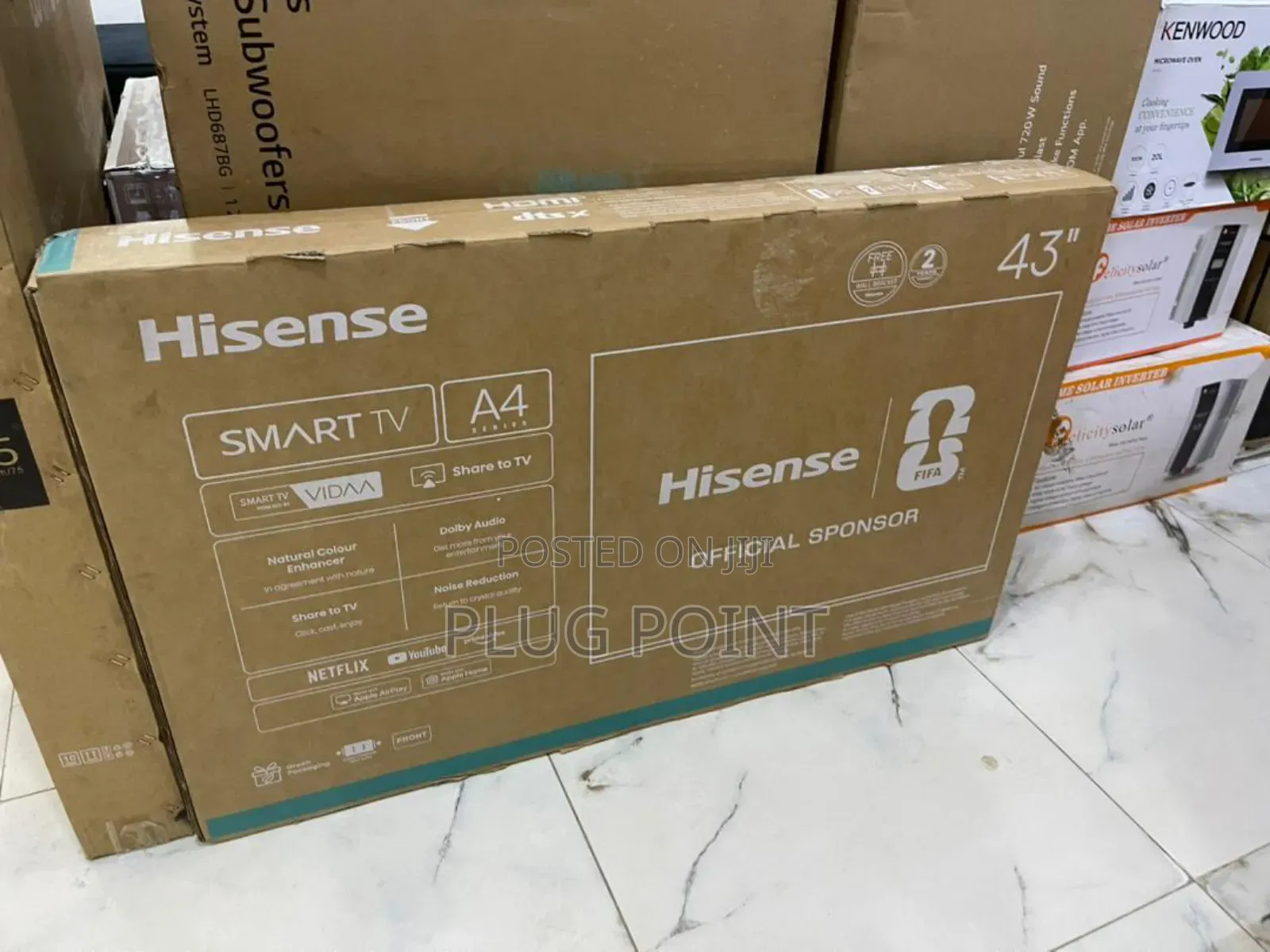 Hisense 43” Led Smart Tv With Hdmi Usb