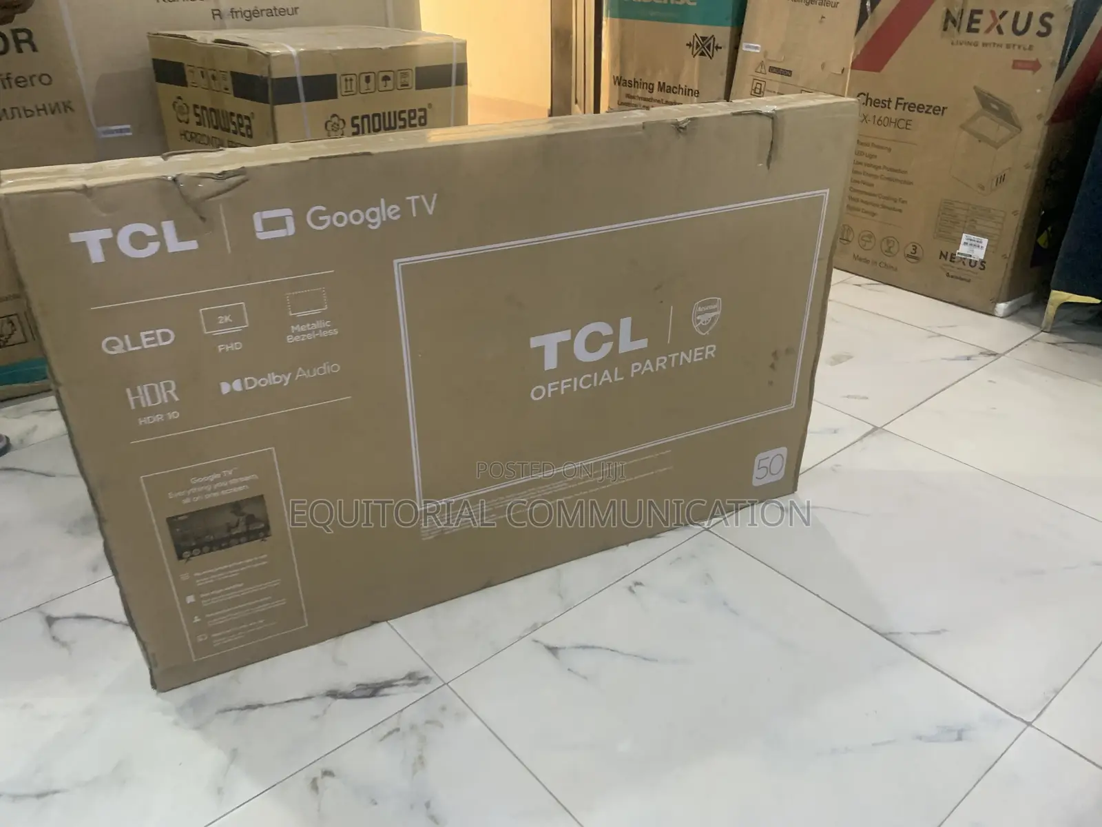 TCL 50-Inch Smart Qled Tv With Voice Control