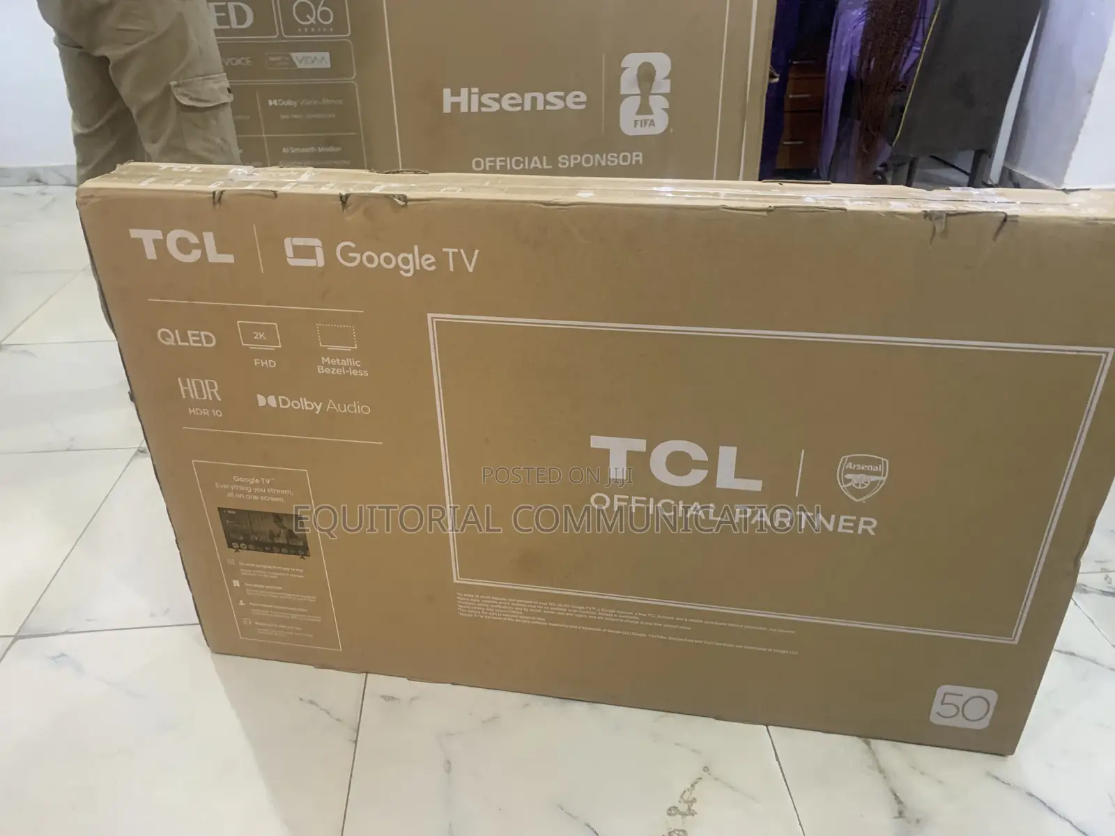 TCL 50-Inch Qled Tv With Immersive Sound