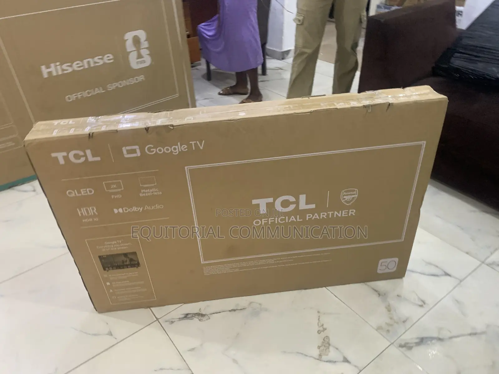 TCL 50-Inch Qled Tv With Immersive Sound