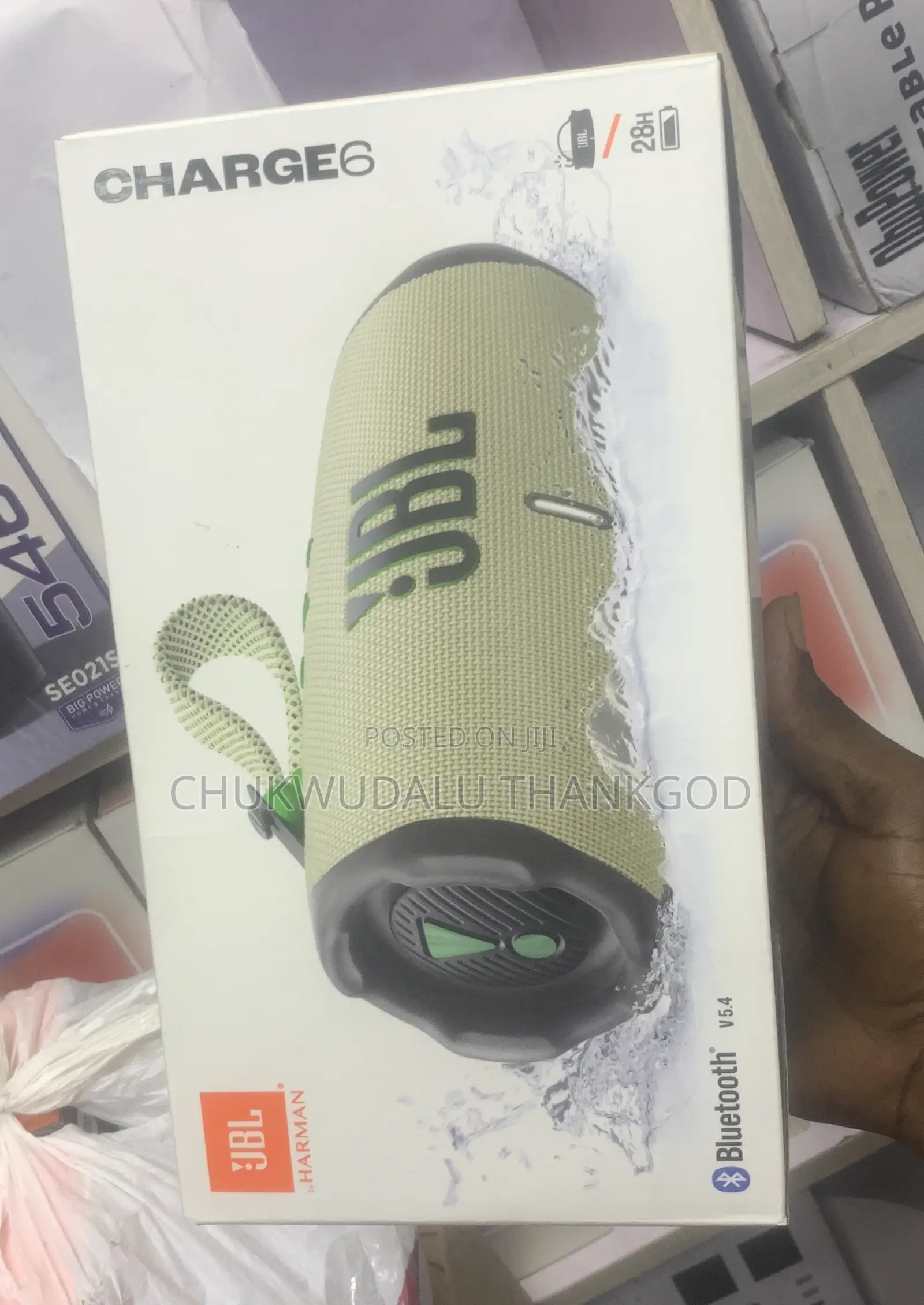JBL Charge 6 Portable Waterproof Speaker With Powerbank