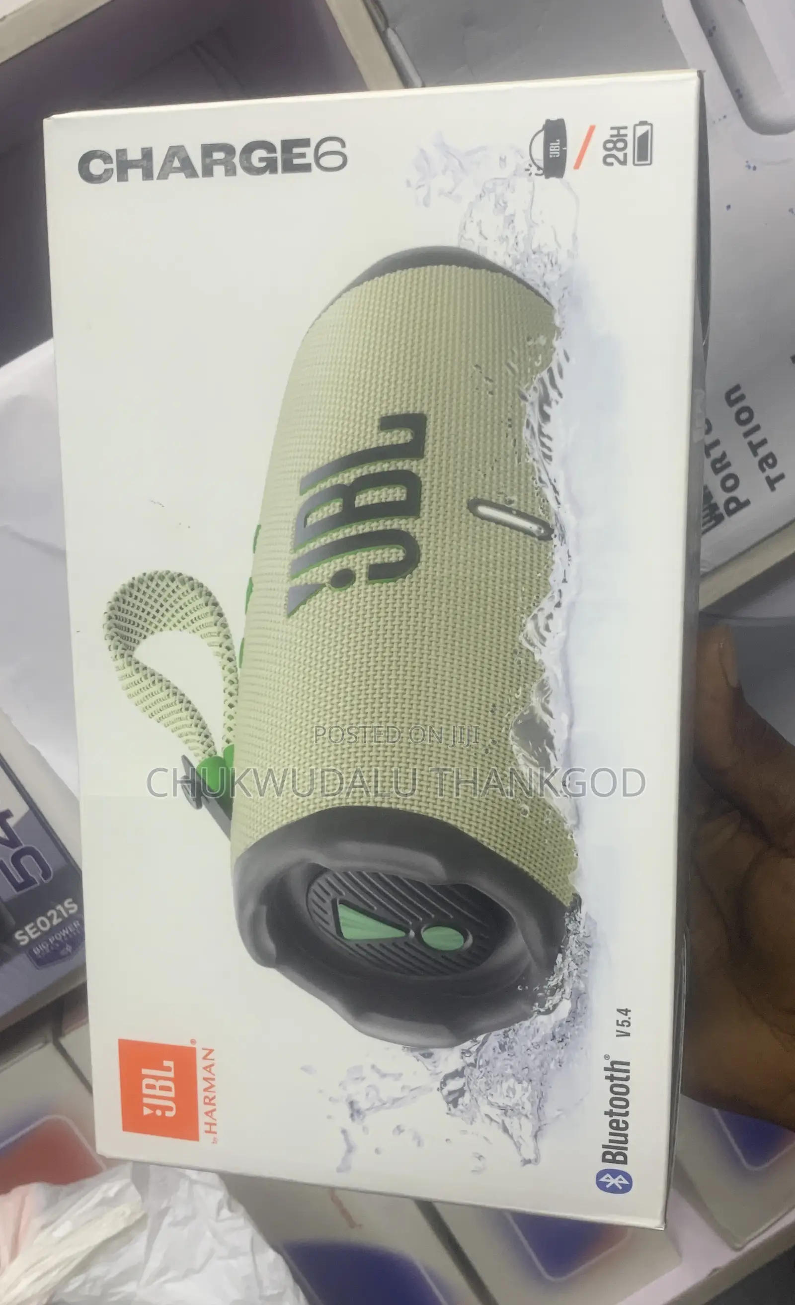 JBL Charge 6 Portable Waterproof Speaker With Powerbank