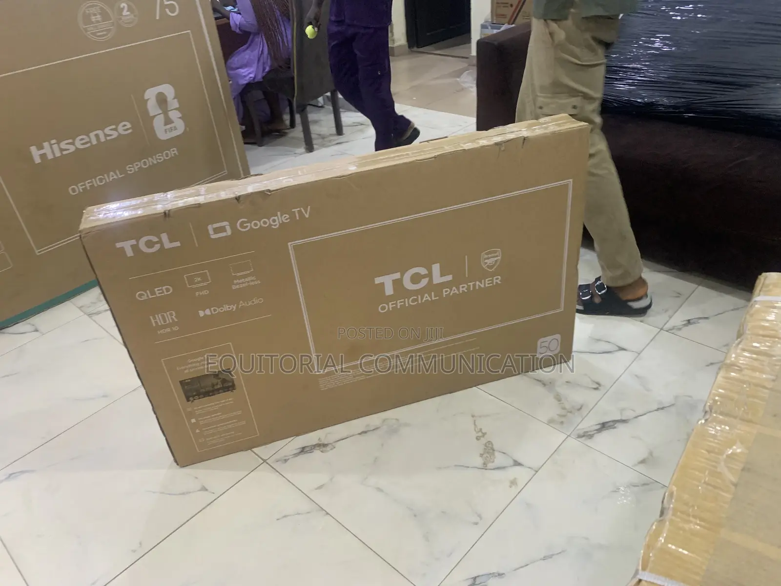 TCL 50” High Contrast Qled Smart Tv