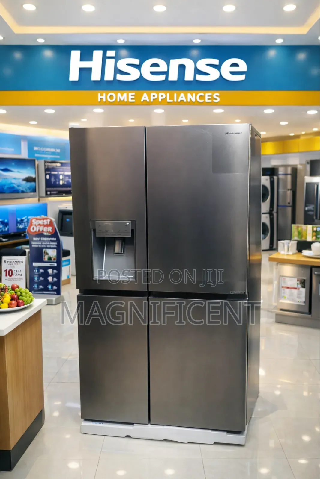 601l Hisense R600 Side-by-side Refrigerator – Premium Cooling Spacious