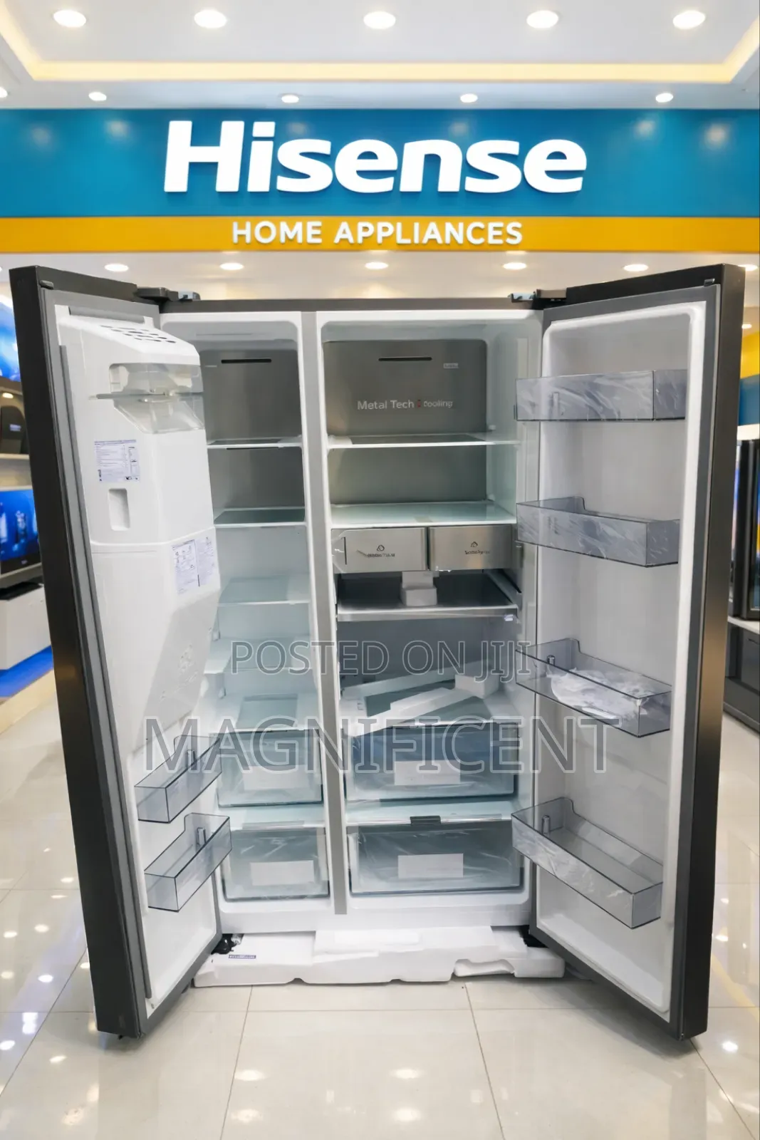 601l Hisense R600 Side-by-side Refrigerator – Premium Cooling Spacious
