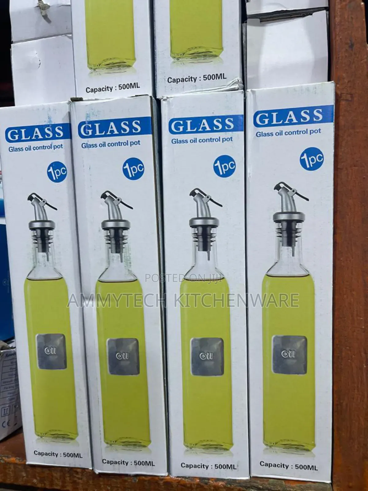1pcs Glass Oil Control Pot