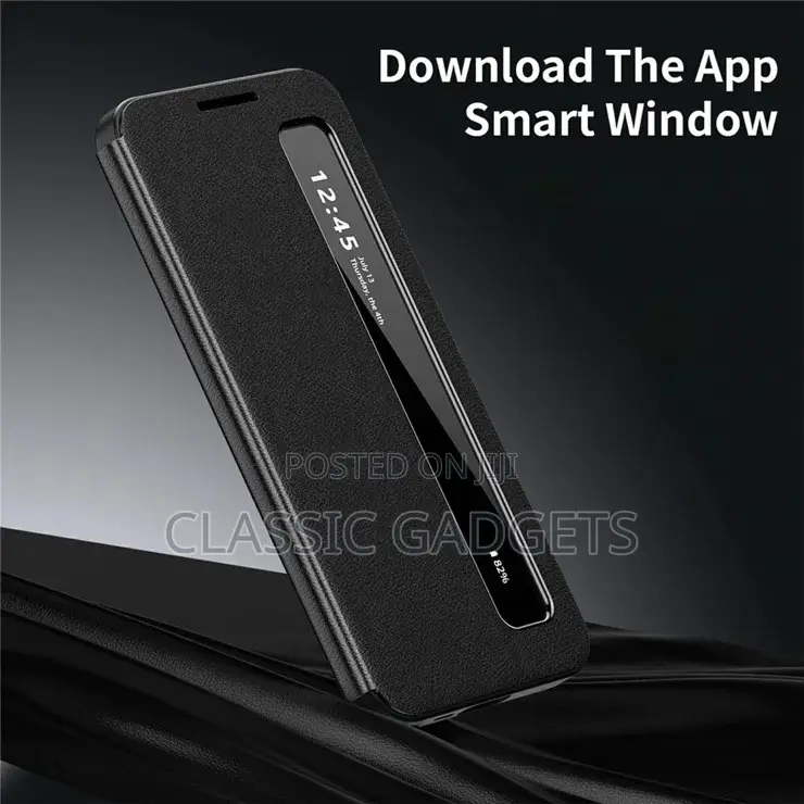 Samsung Smart Window View Leather Flip Case for Galaxy S26 Ultra