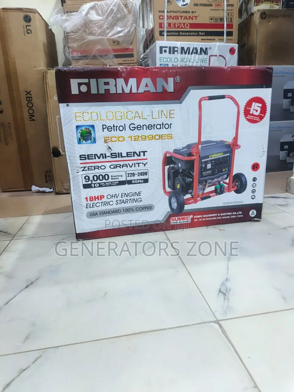 Sumec Firman 12990es Eco 9kva Generator Assembly