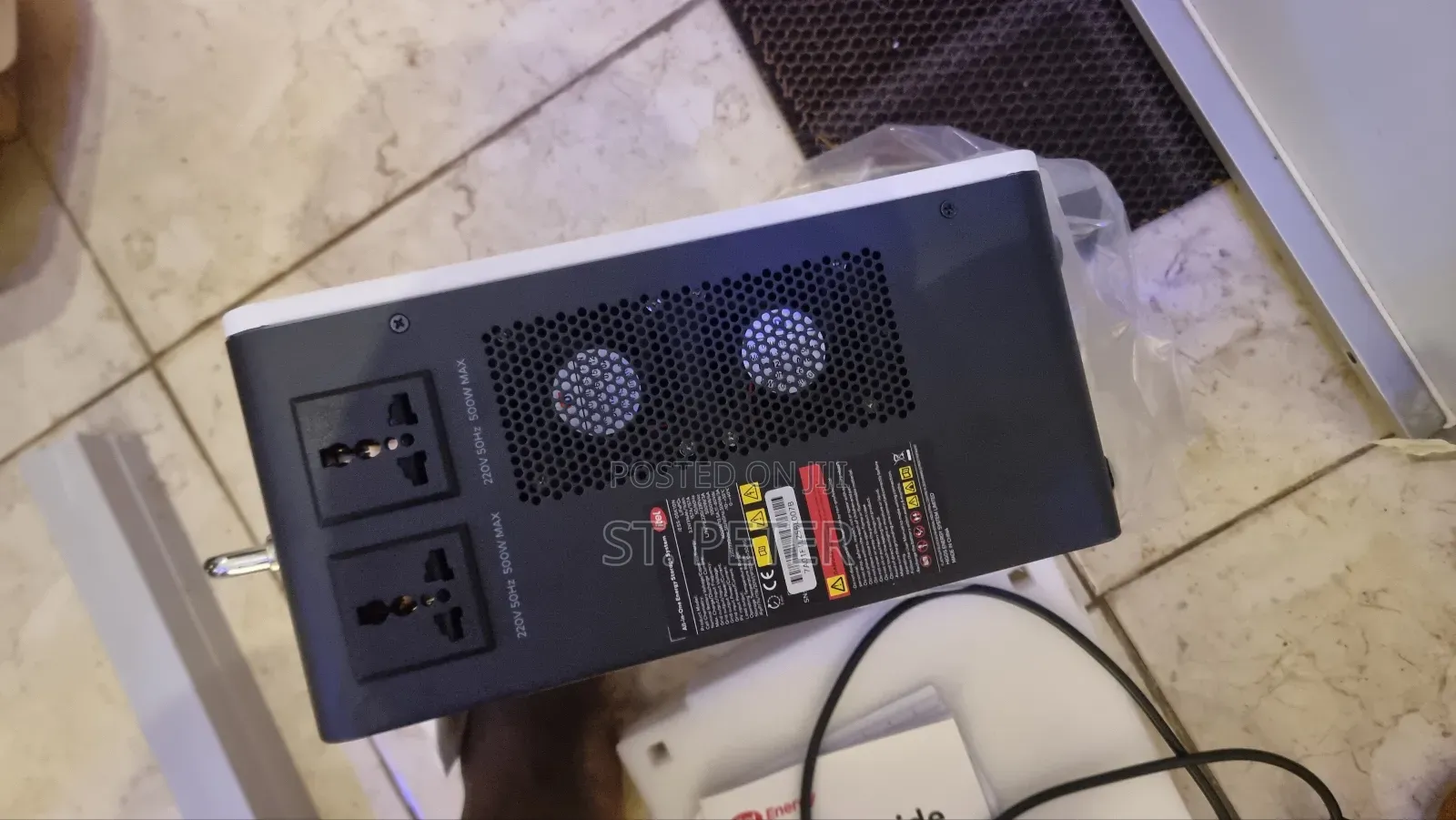 Itel Energy 500w Power Tank With 1kwh Lifepo4 Battery Backup