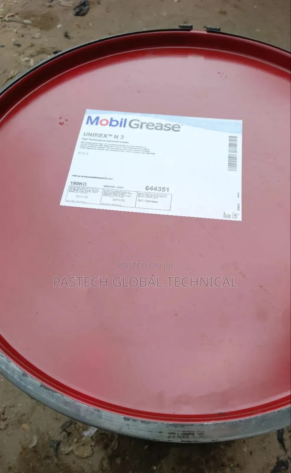//Mobil Grease Unirex N3. 180kg