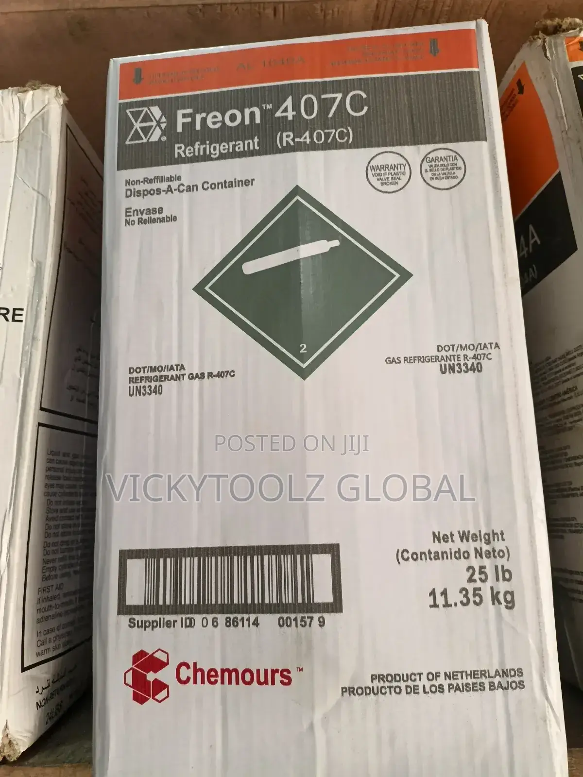 Freon Refrigerant R407c (R-407c)