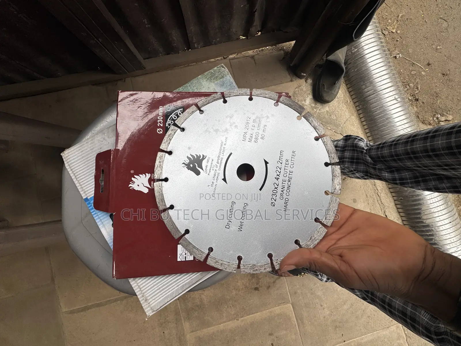 9” Segmented Diamond Cutting Disc.