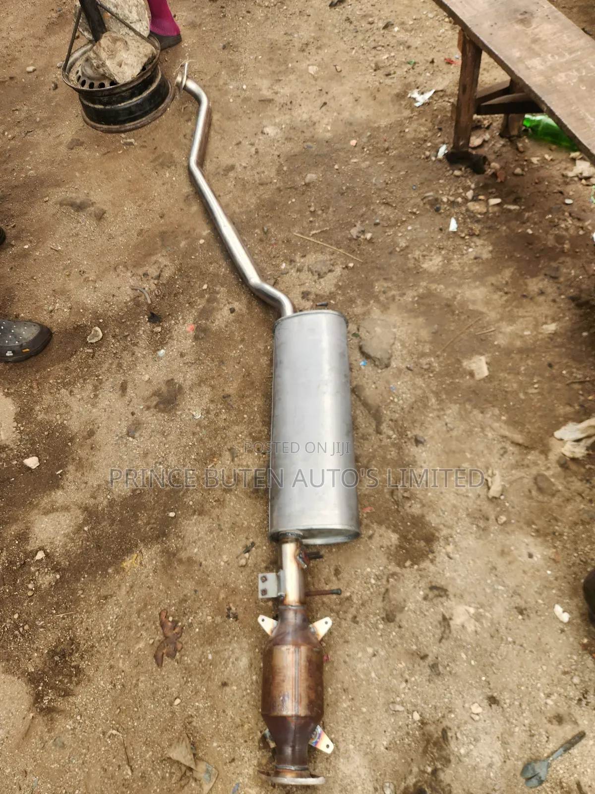 Exhaust Pot With Catalyst Highlander 2003 Model