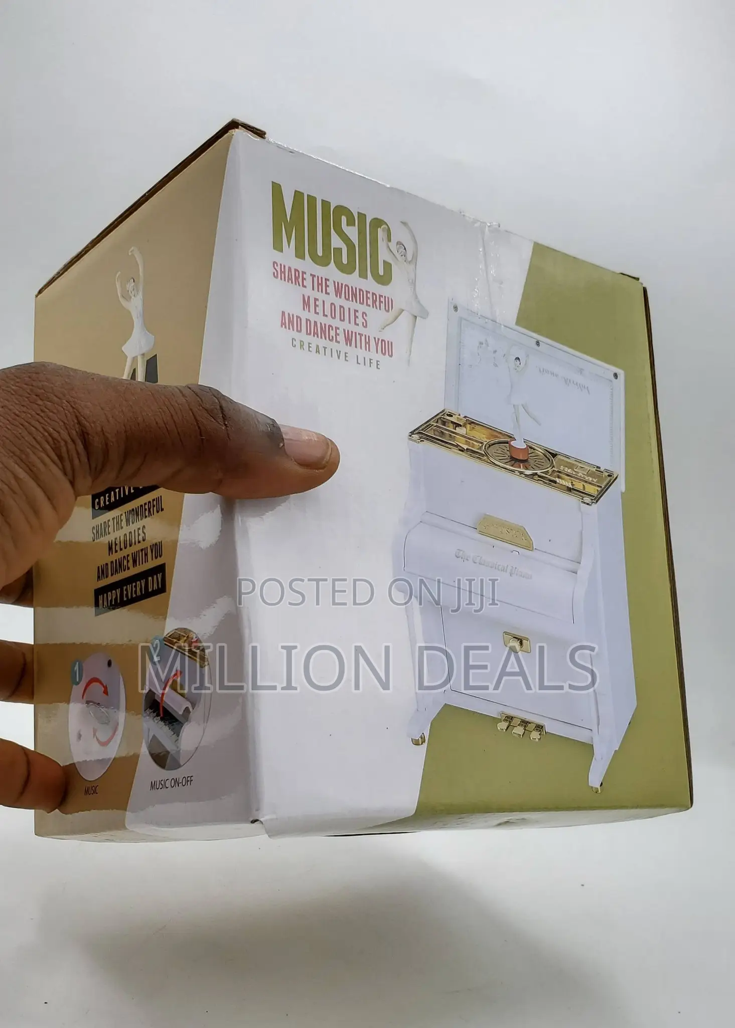 Musical Box Decor Multifunctional Rotating Music
